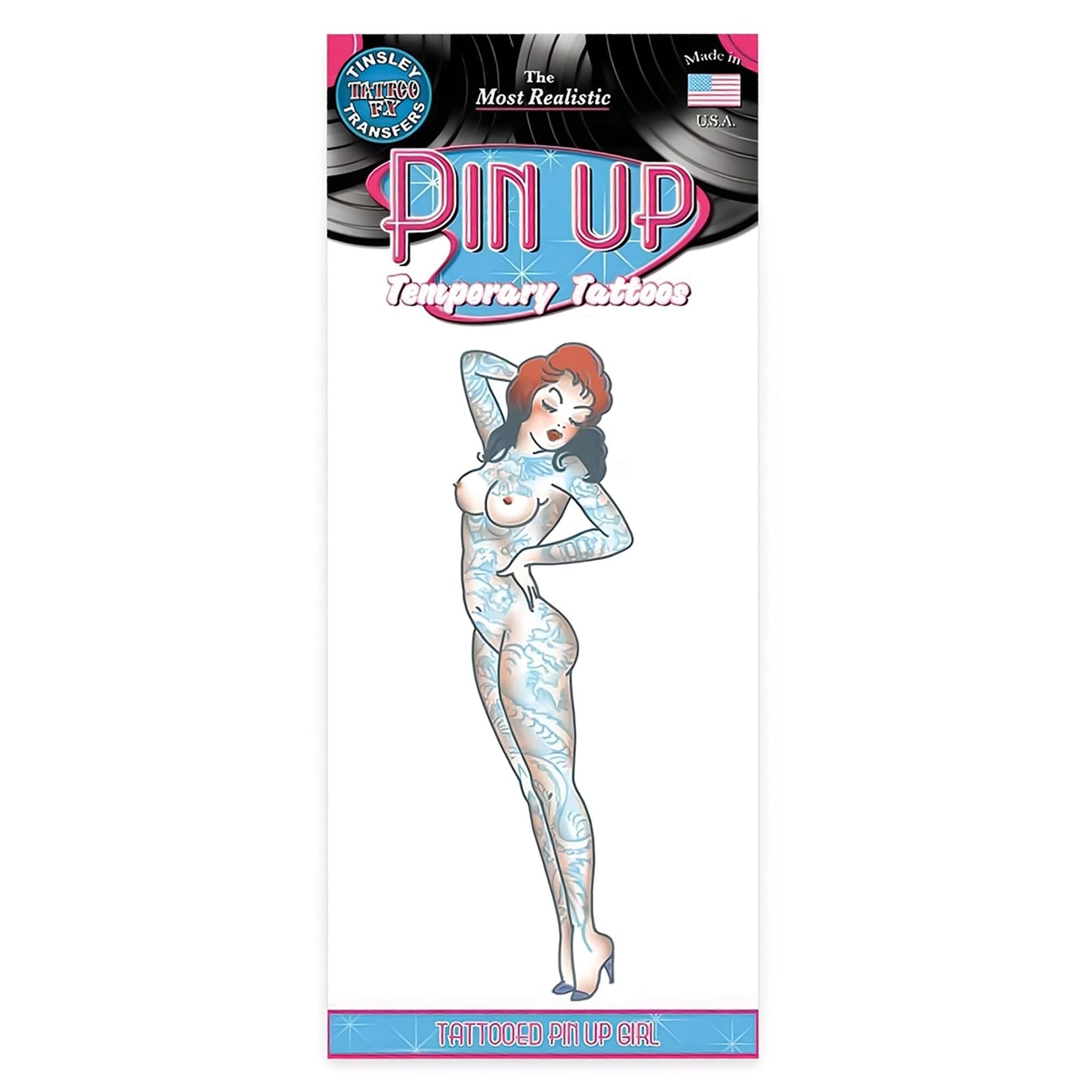 Tattooed Pin Up Tattoo Costume Accessory