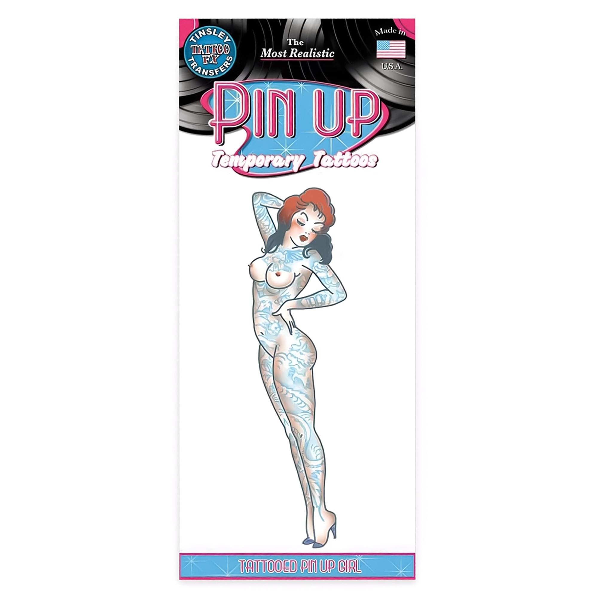 Tattooed Pin Up Tattoo Costume Accessory