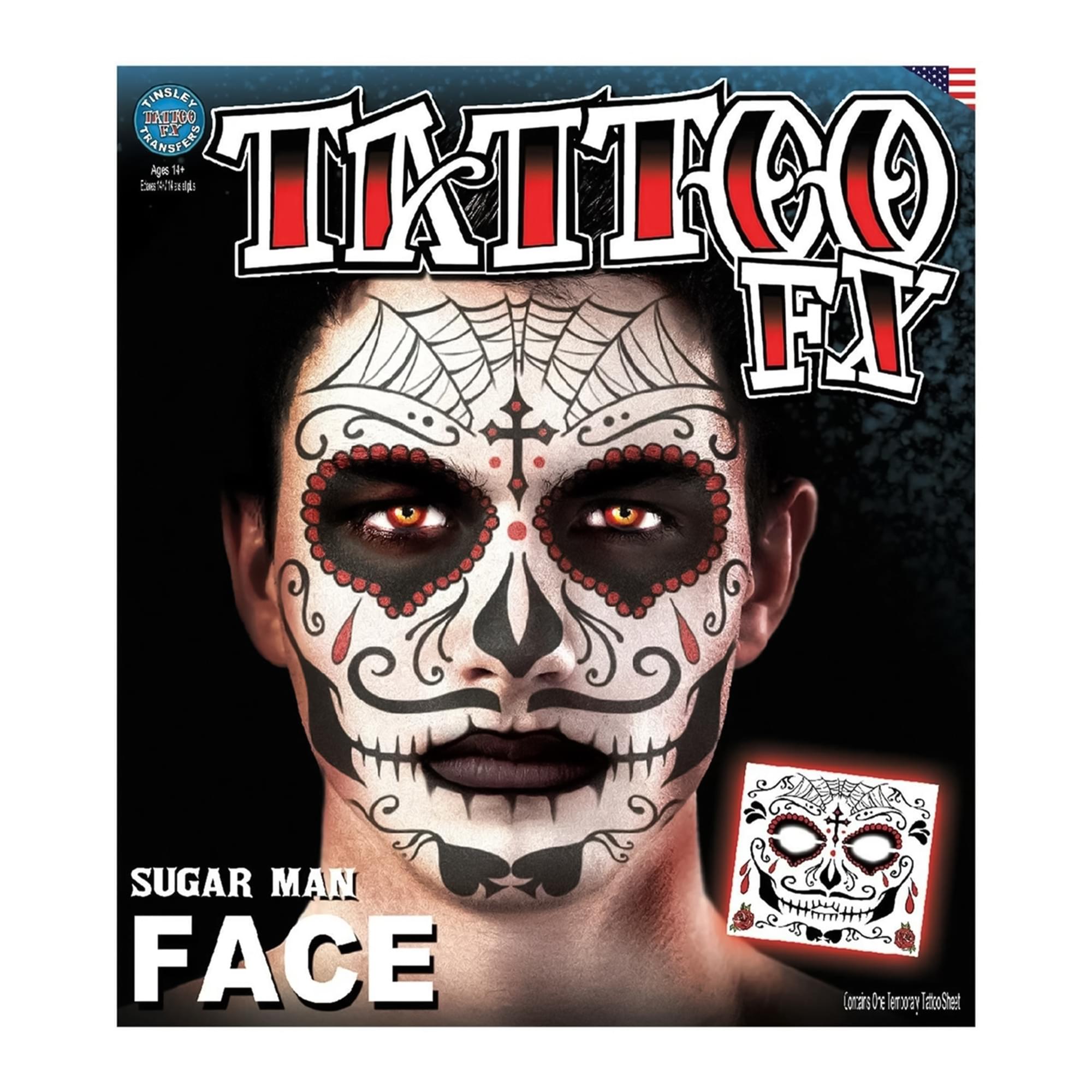 Sugar Man Face Sugar Man Face Adult Costume