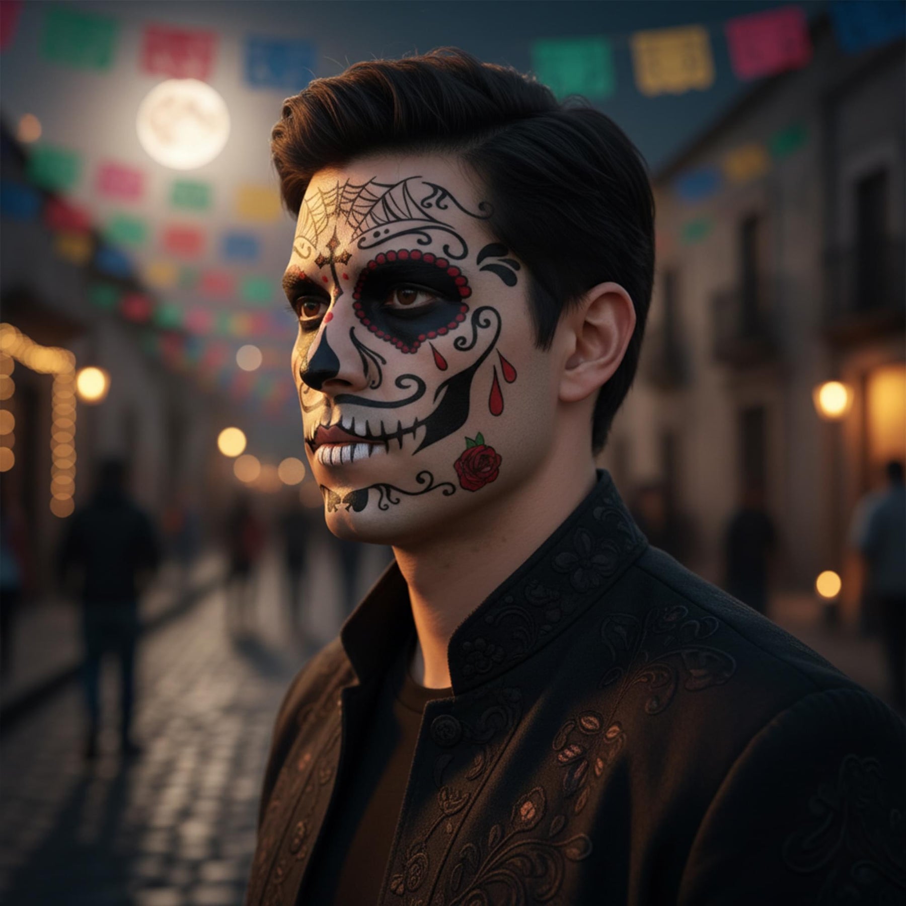 Sugar Man Face Sugar Man Face Adult Costume