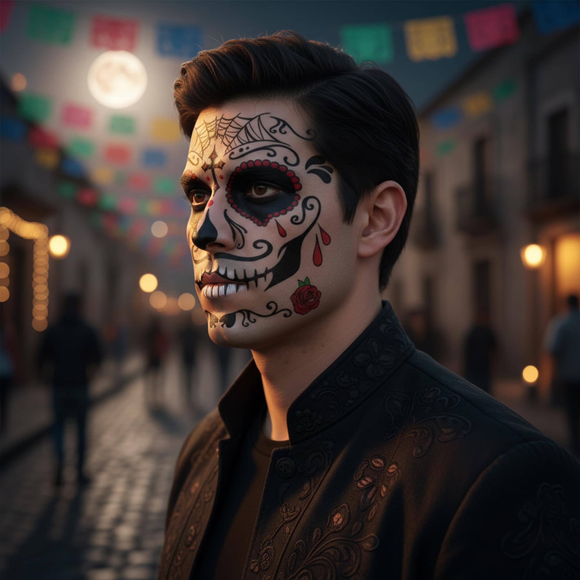 Sugar Man Face Sugar Man Face Adult Costume