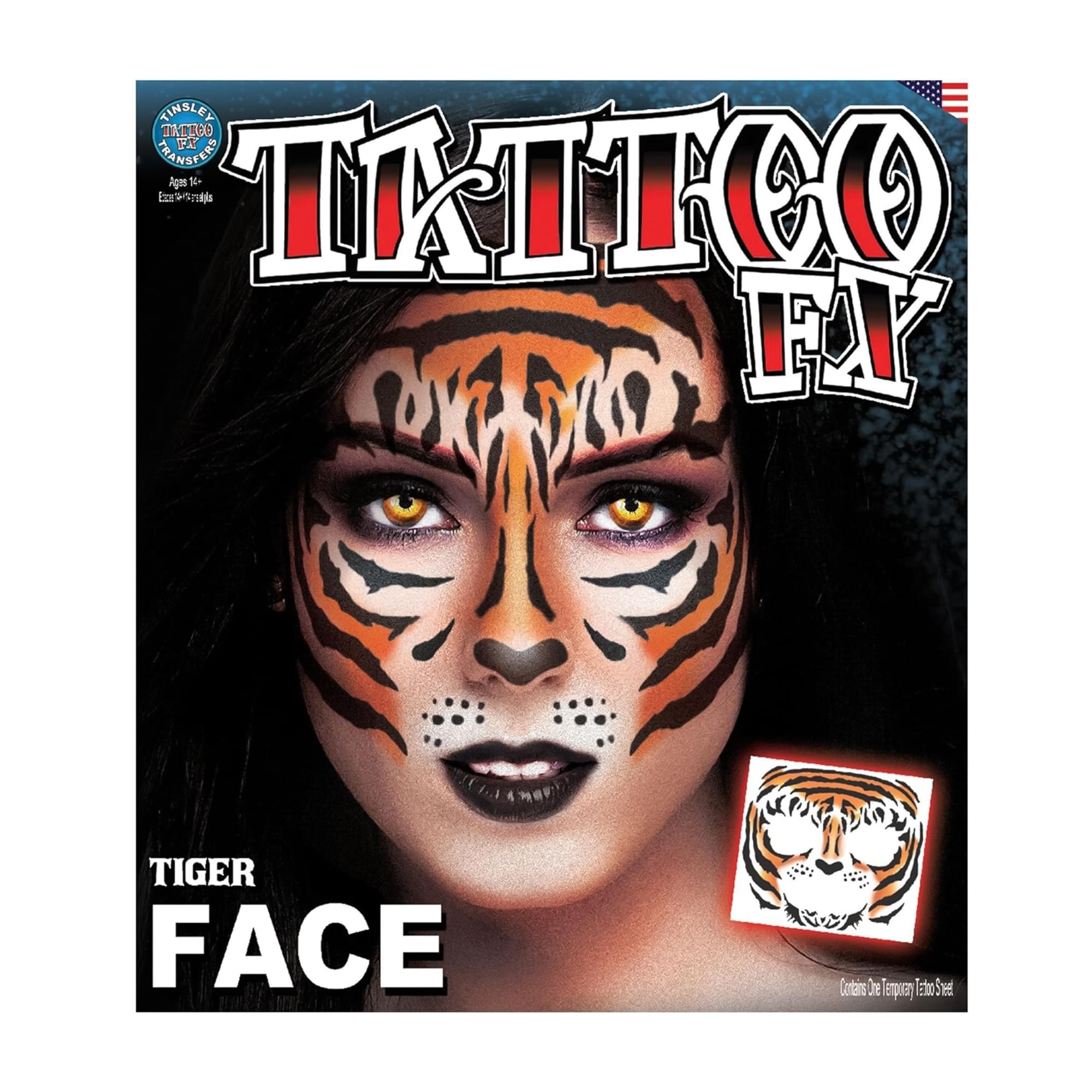 Tiger Face Adult Costume