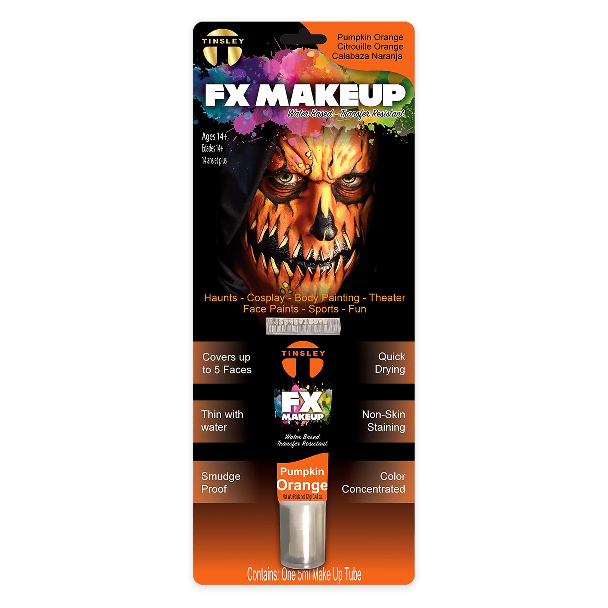 Pumpkin Orange Fx Makeup Costume Accessory