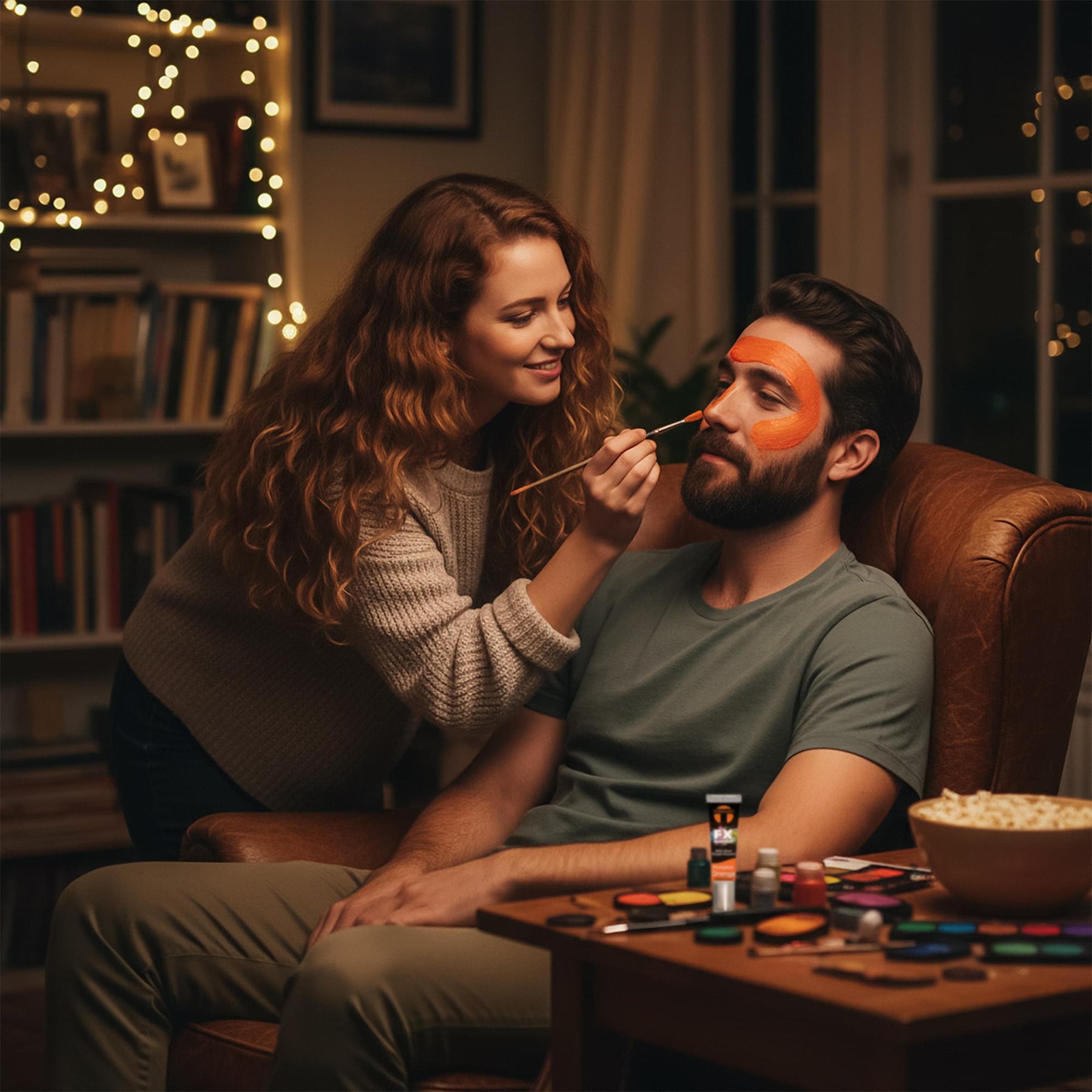 Pumpkin Orange Fx Makeup Costume Accessory