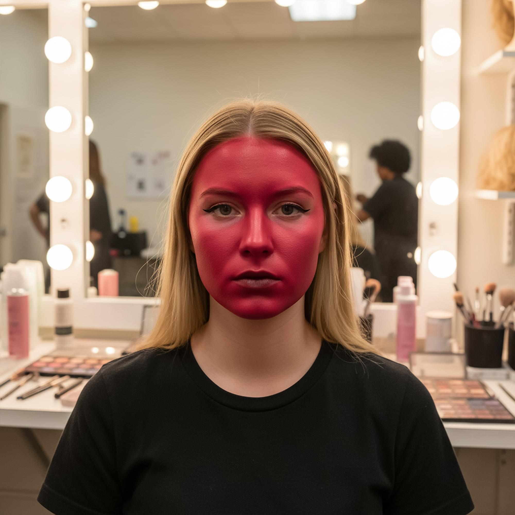 Angry Red Fx Makeup Costume Accessory