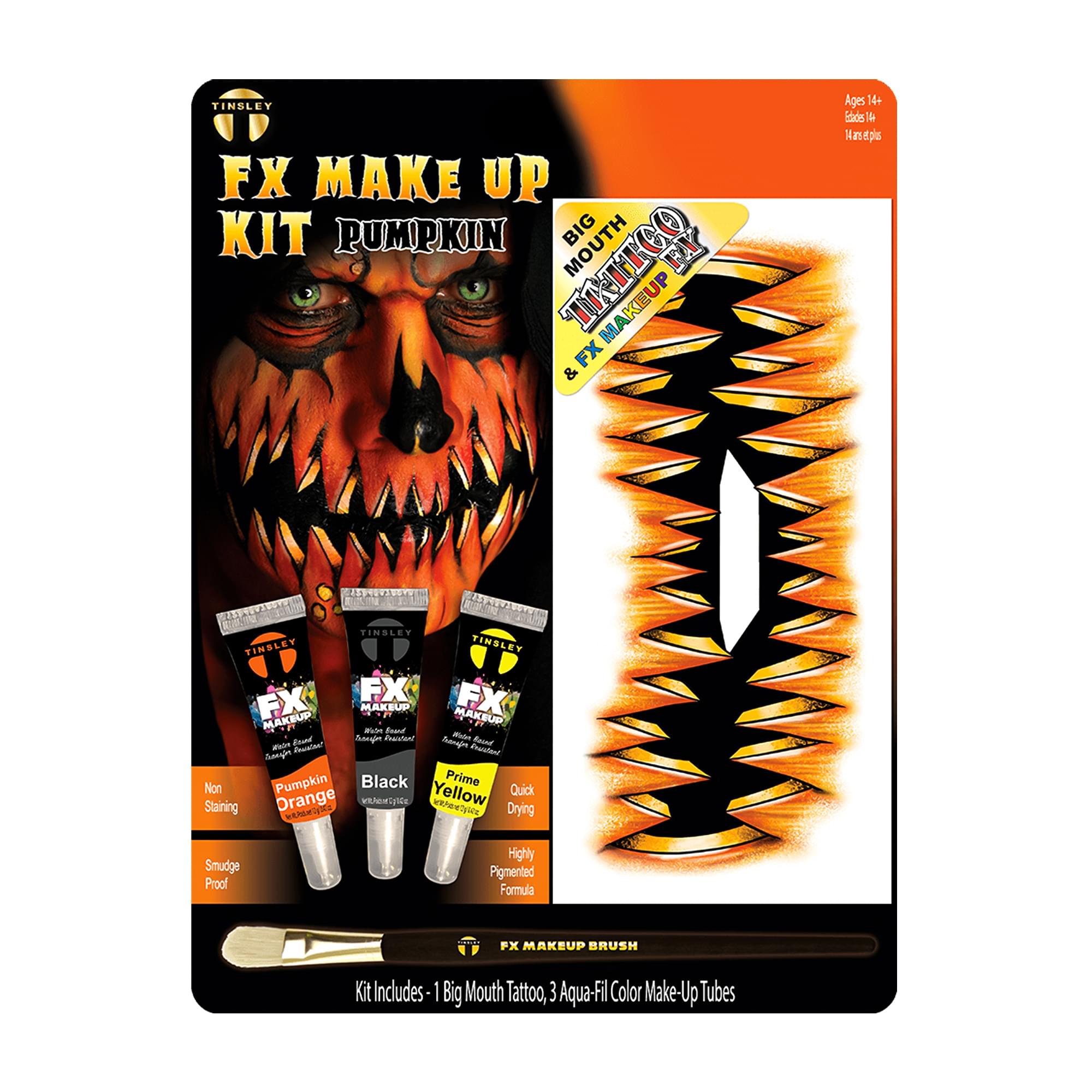Pumpkin Fx Makeup Kit Costume Accessory