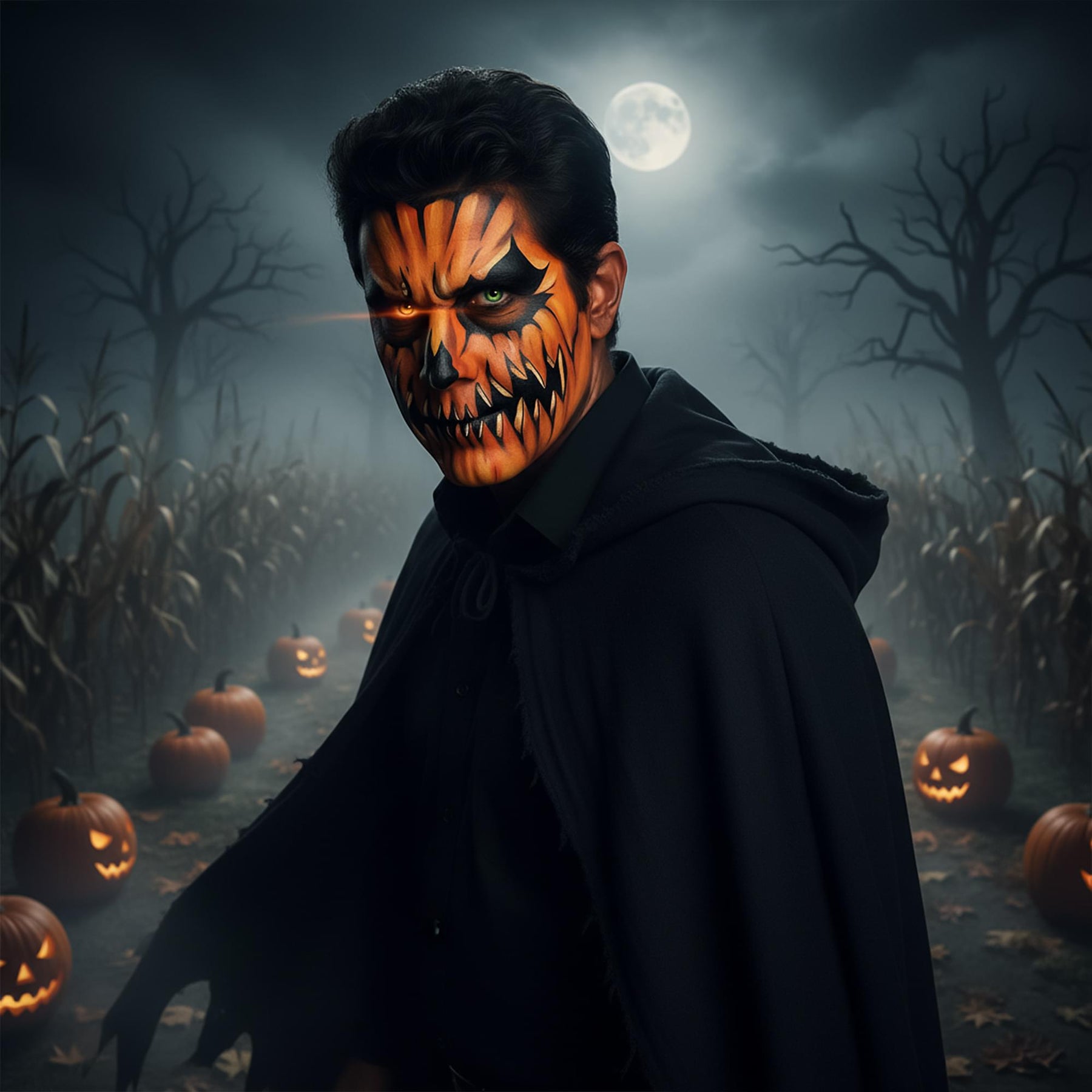 Pumpkin Fx Makeup Kit Costume Accessory