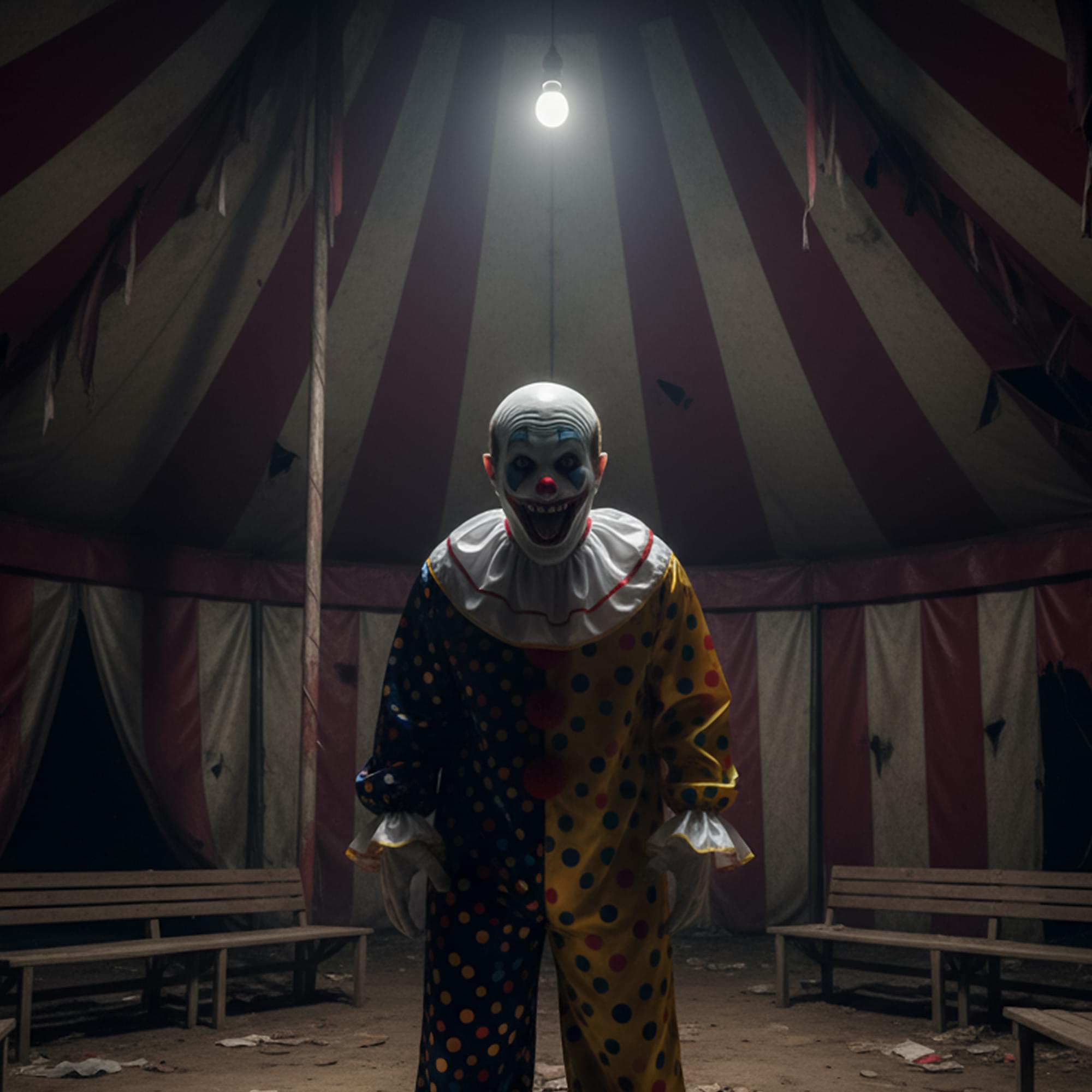 Clown Fx Makeup Kit Costume Accessory