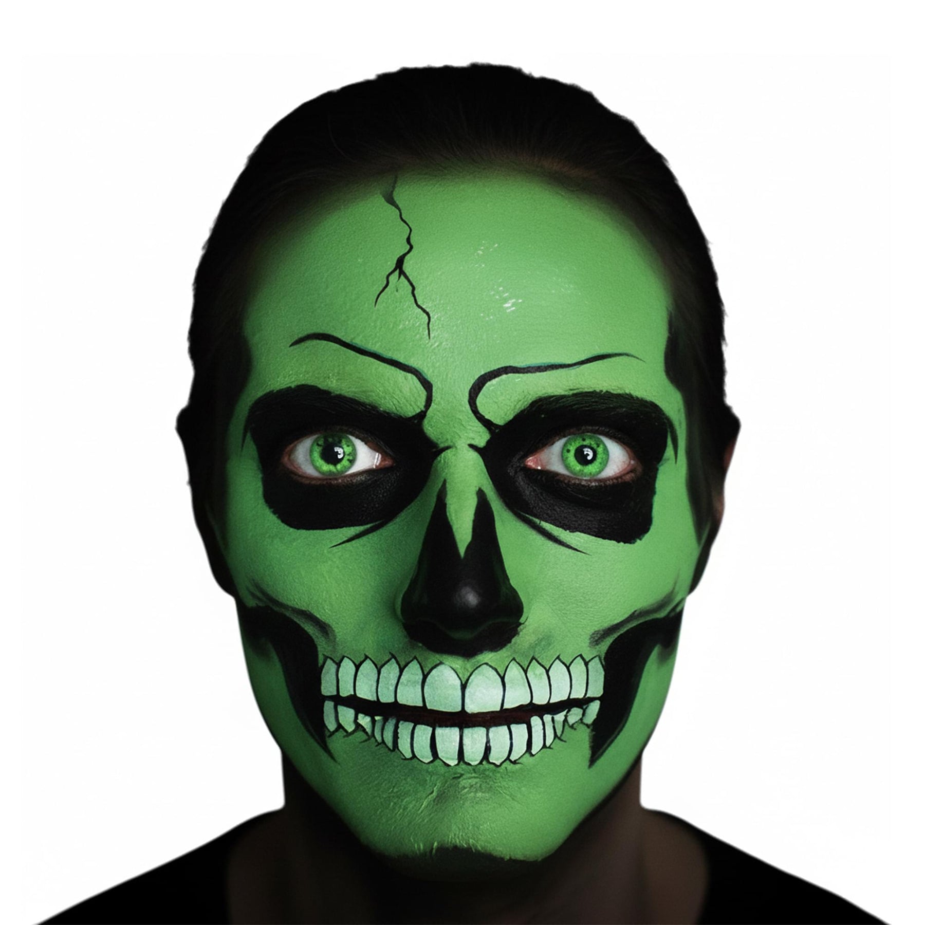 Glow in the Dark Skull Tattoo Fx Costume Accessory