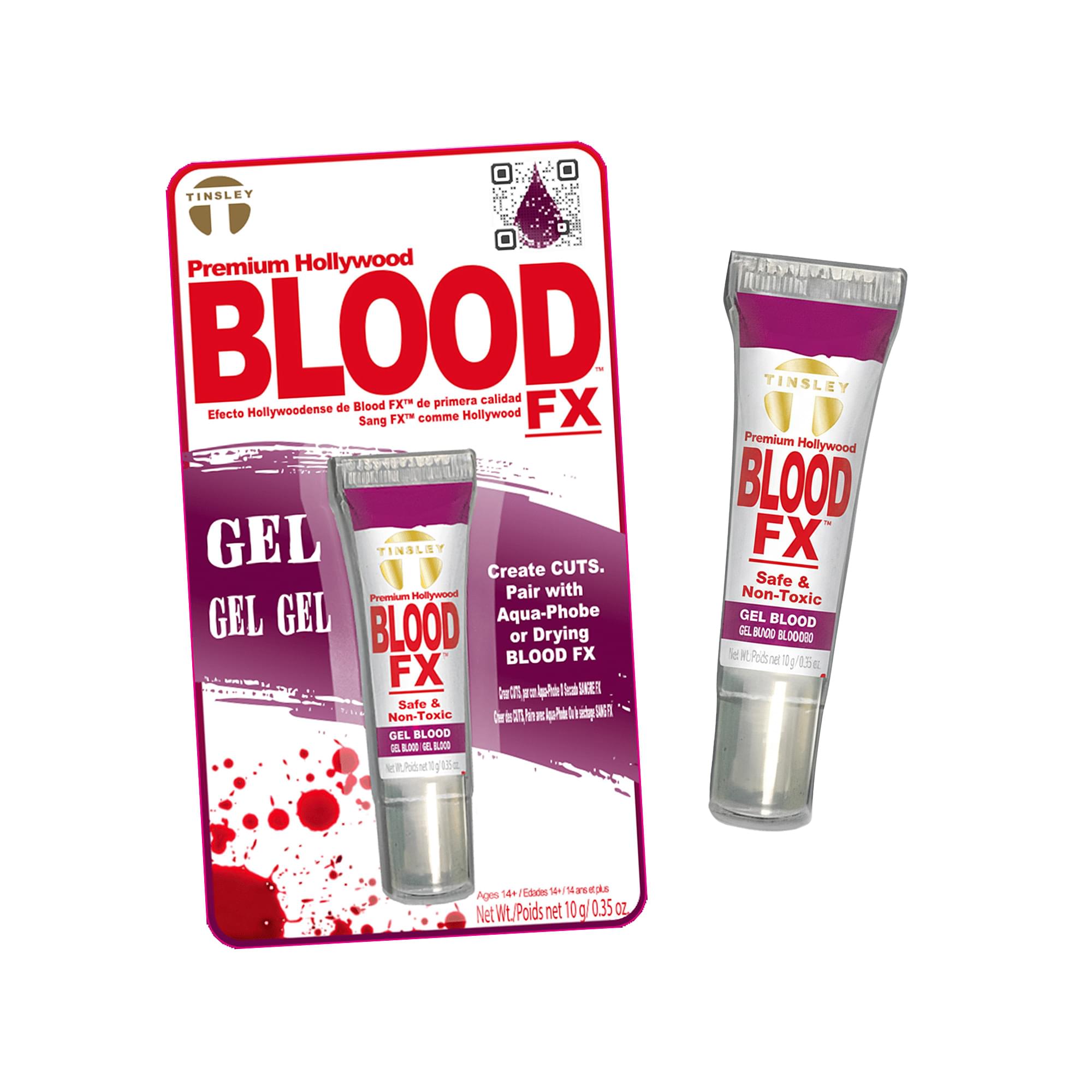 Dark Red Gel Blood Fx Costume Accessory