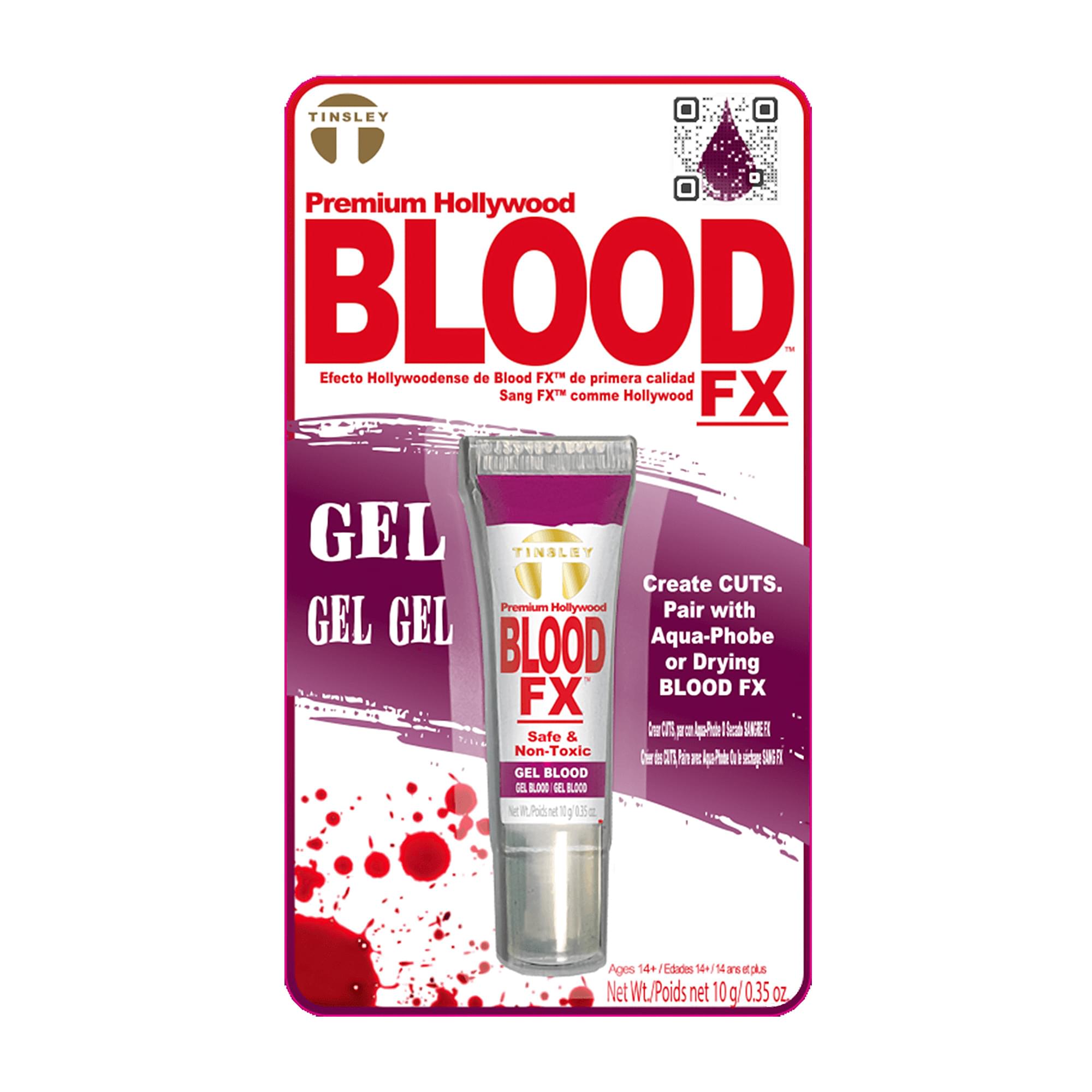 Dark Red Gel Blood Fx Costume Accessory
