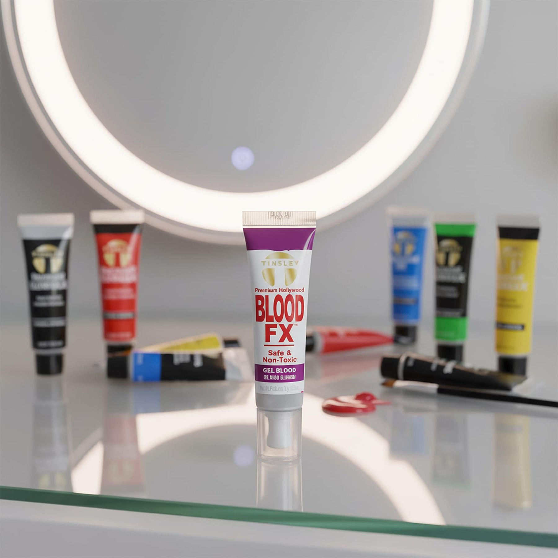 Dark Red Gel Blood Fx Costume Accessory