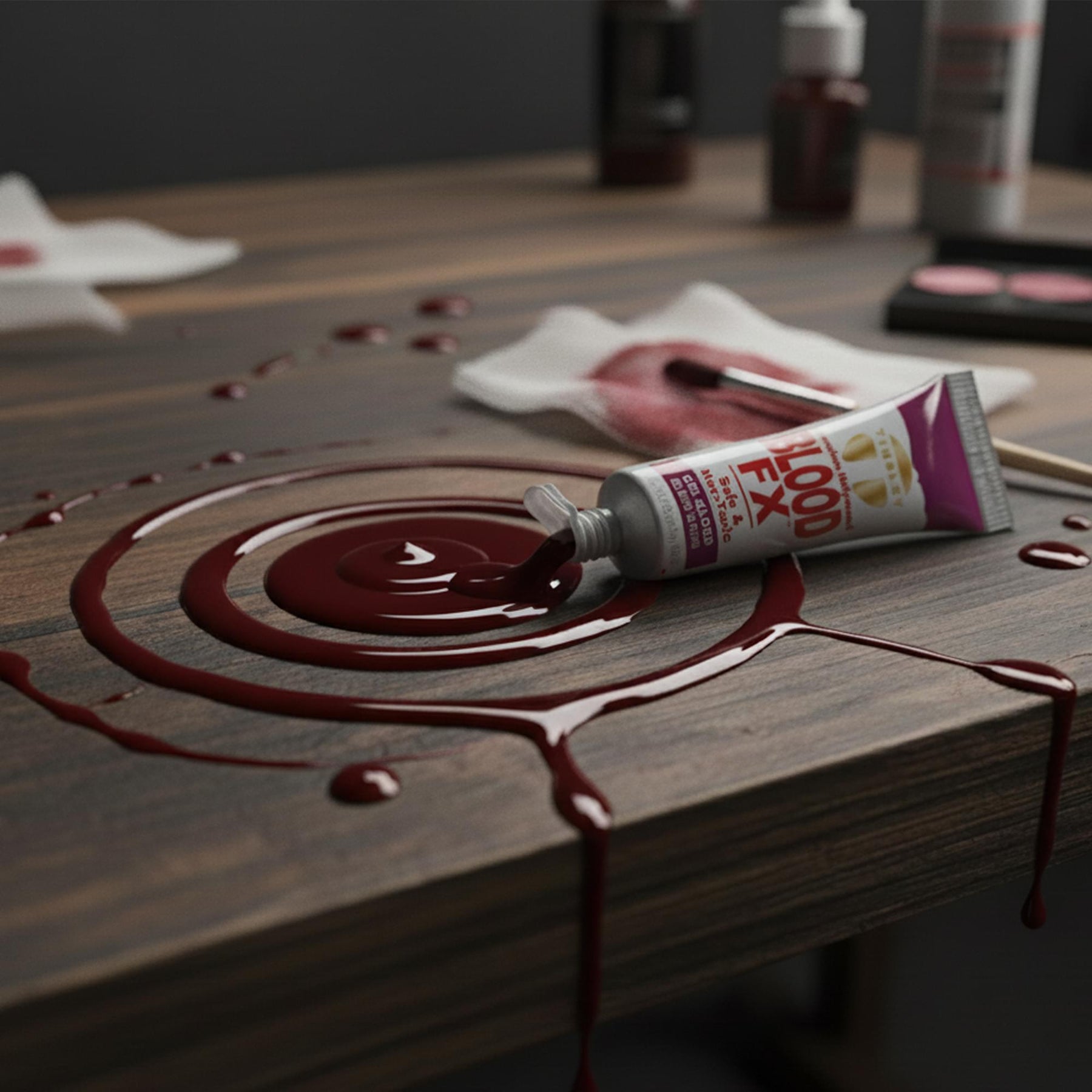 Dark Red Gel Blood Fx Costume Accessory