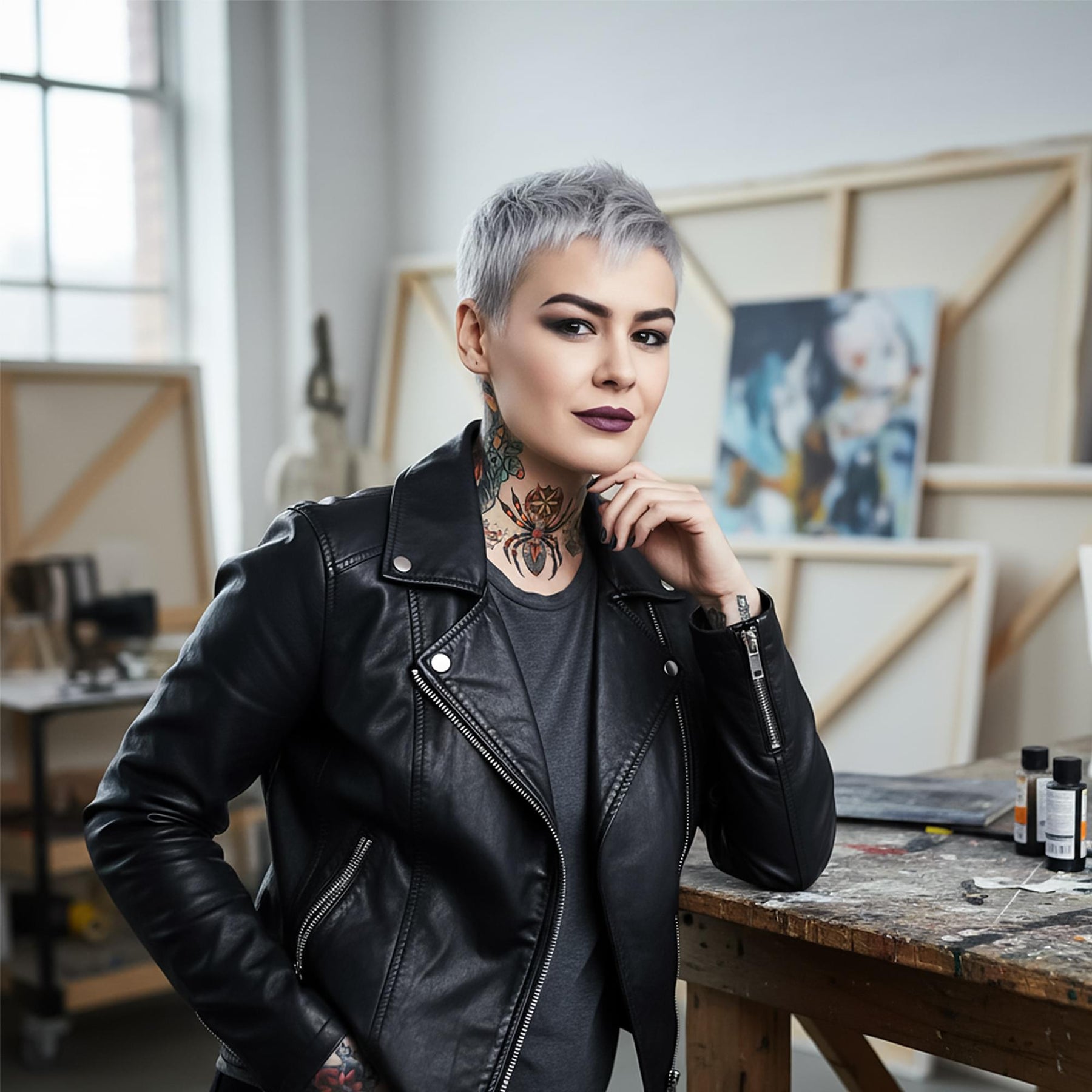 Spider Neck Tattoo Fx Costume Accessory