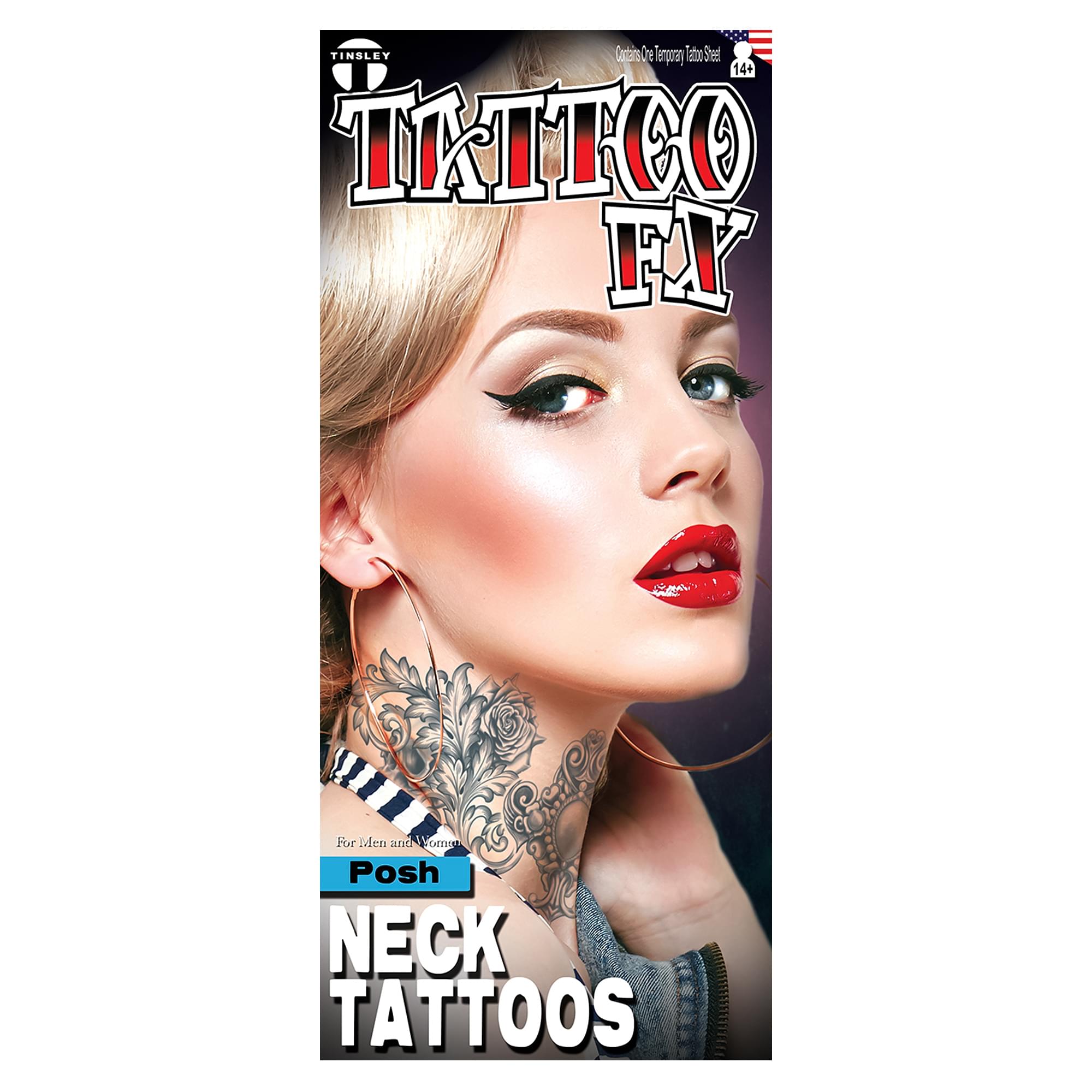 Posh Neck Tattoo Fx Costume Accessory
