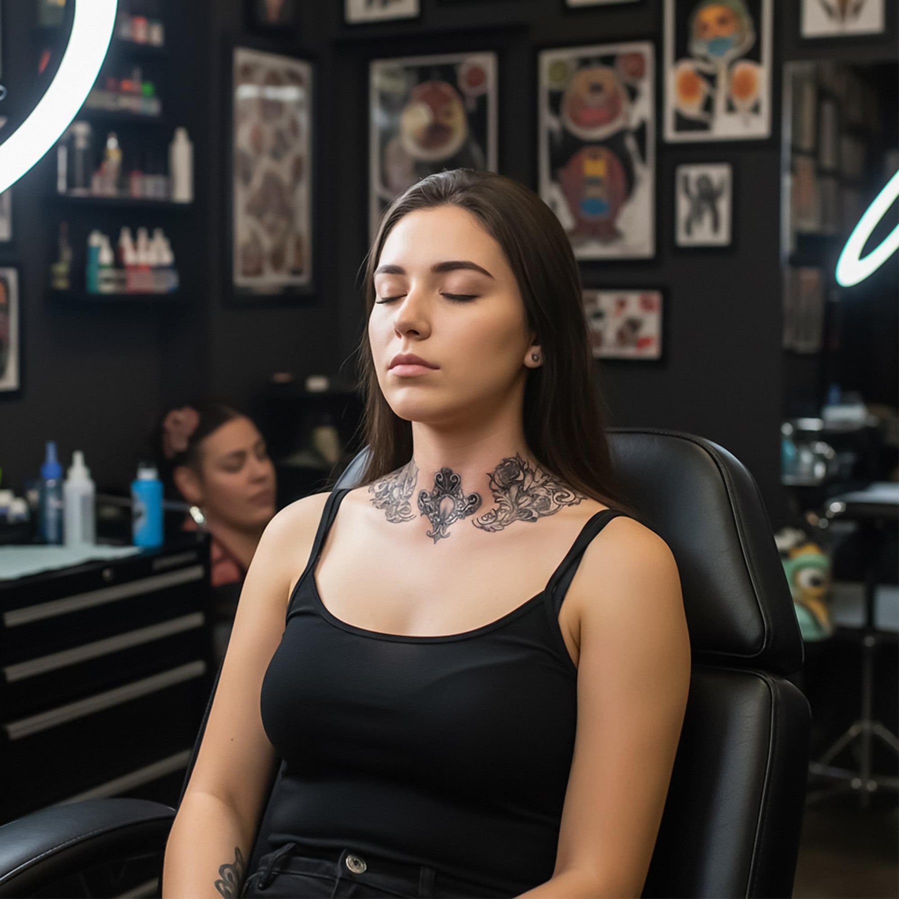 Posh Neck Tattoo Fx Costume Accessory