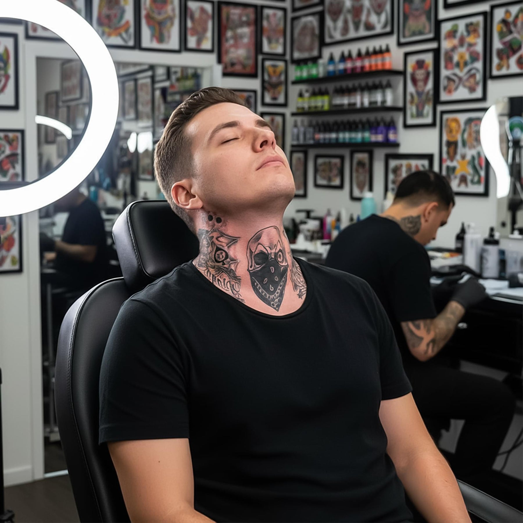 Vandal Neck Tattoo Fx Costume Accessory