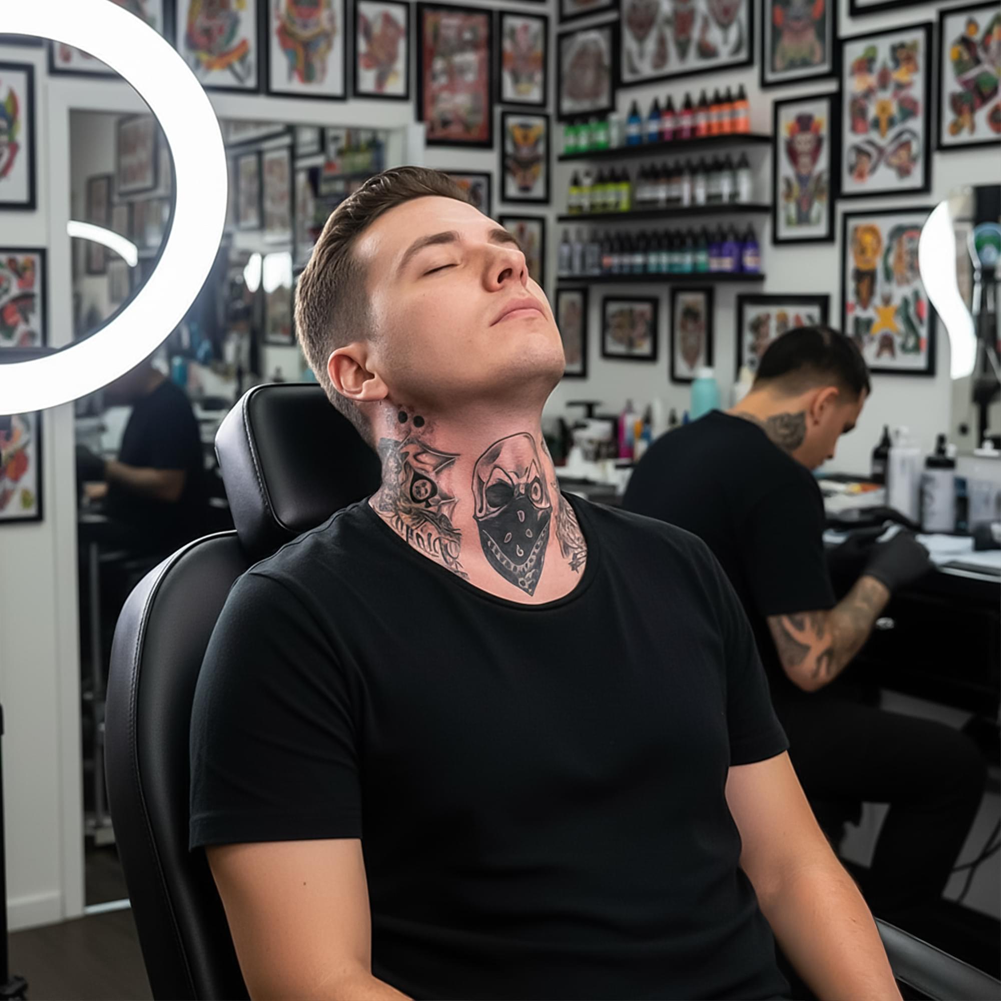 Vandal Neck Tattoo Fx Costume Accessory