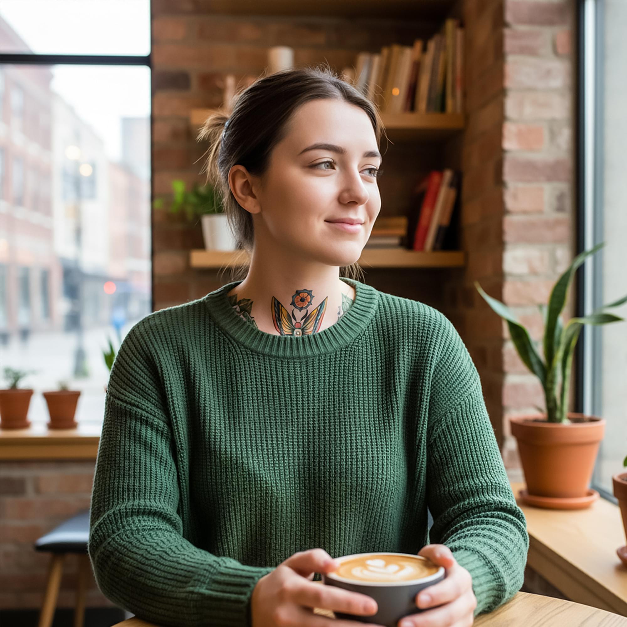 Moth Neck Tattoo Fx Costume Accessory