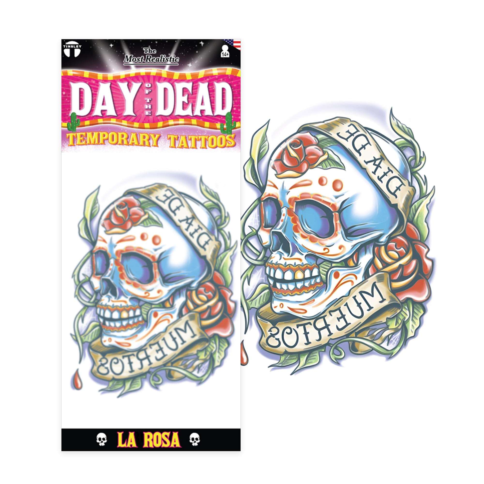 La Rosa Dotd Tattoo Costume Accessory