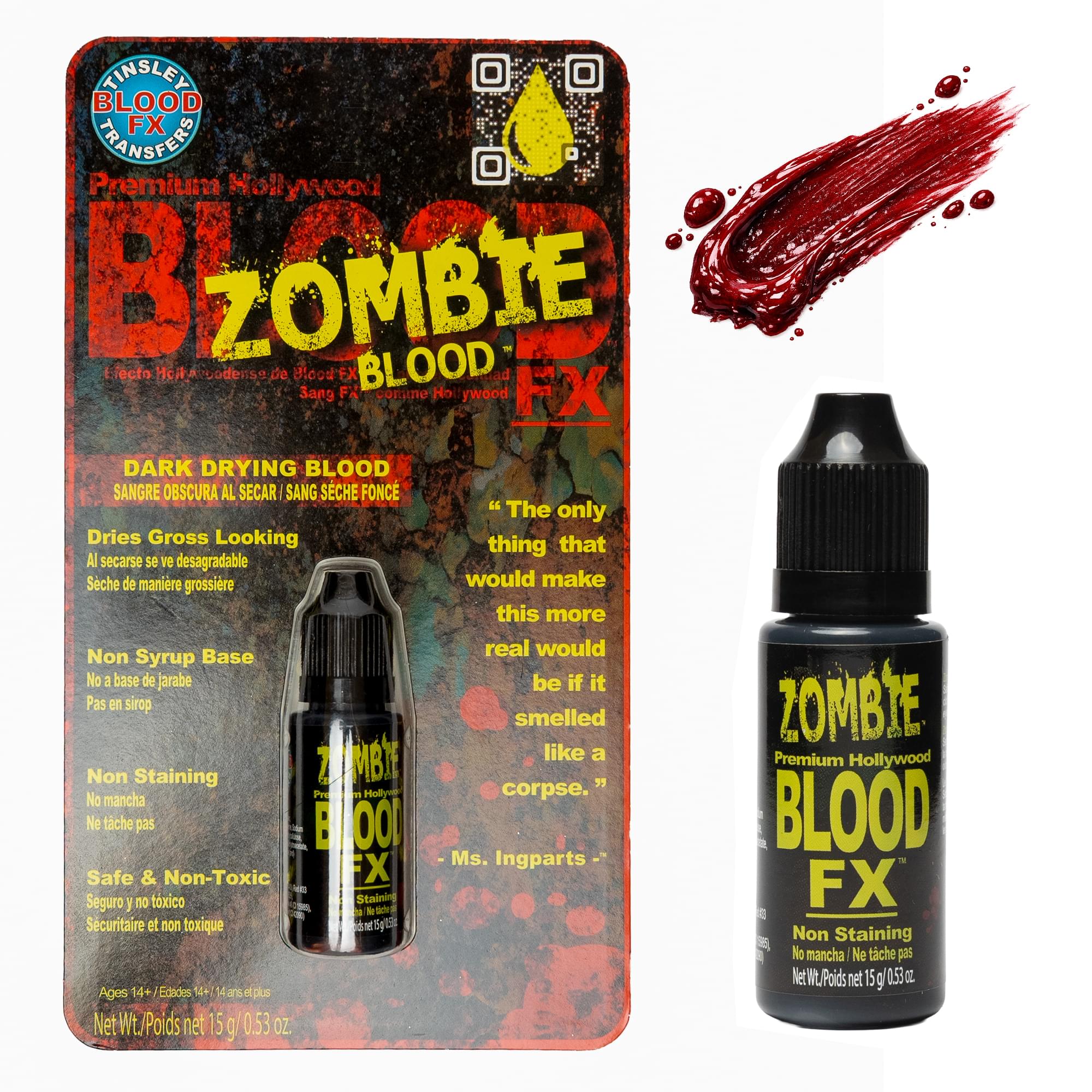 Tinsley Transfers Zombie Blood FX Adult Makeup Kit | .53 Ounces