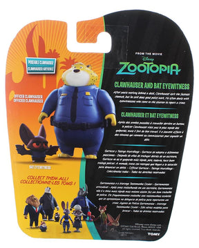 Disney Zootopia Chararcter 2-Pack Clawhauser & Bat Eyewitness