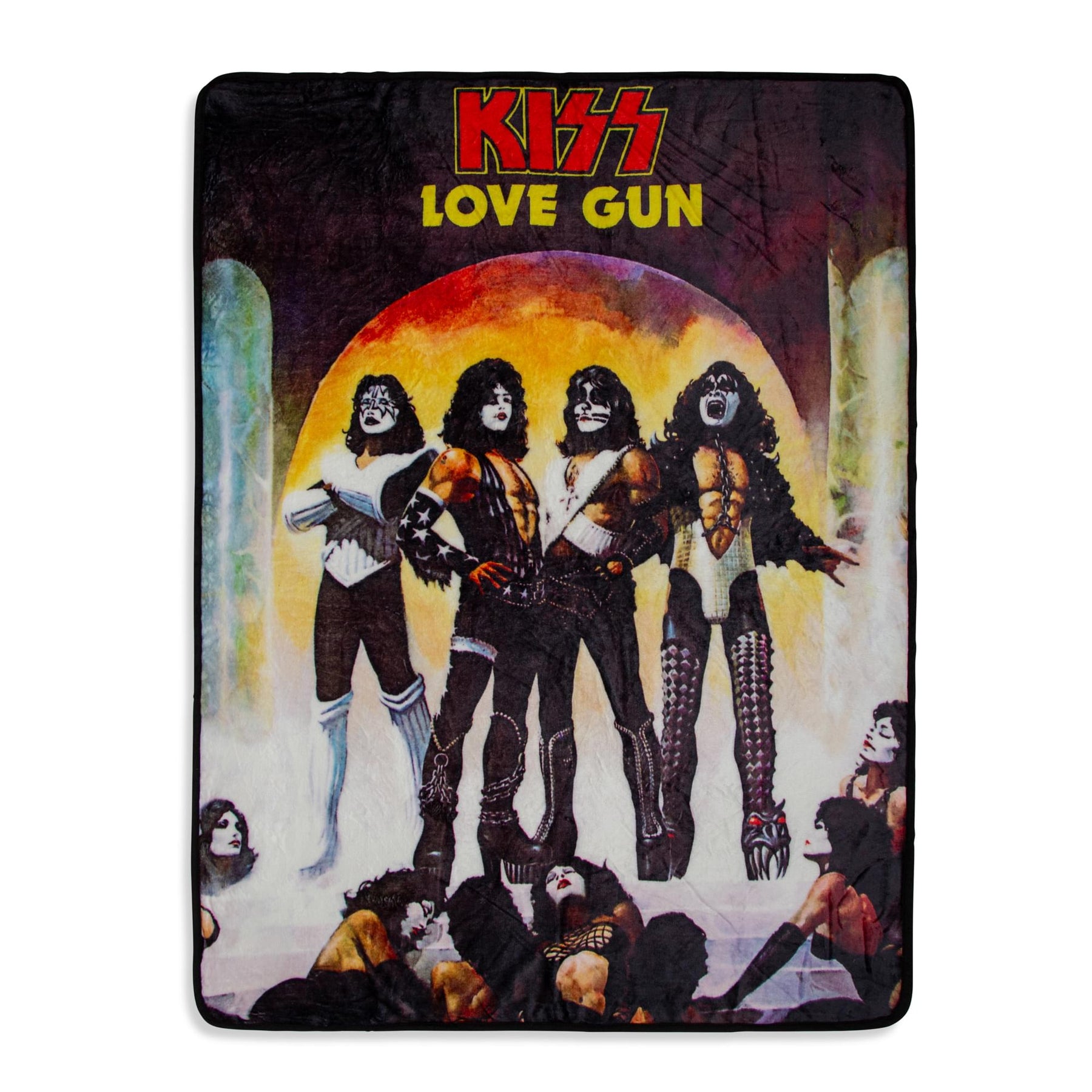 KISS Love Gun Fleece Throw Blanket | 45 x 60 Inches