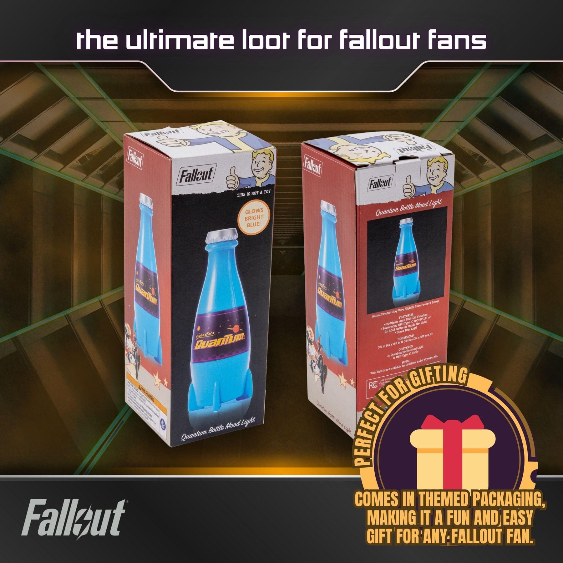 Fallout Nuka-Cola Quantum Bottle 9-Inch Mood Light