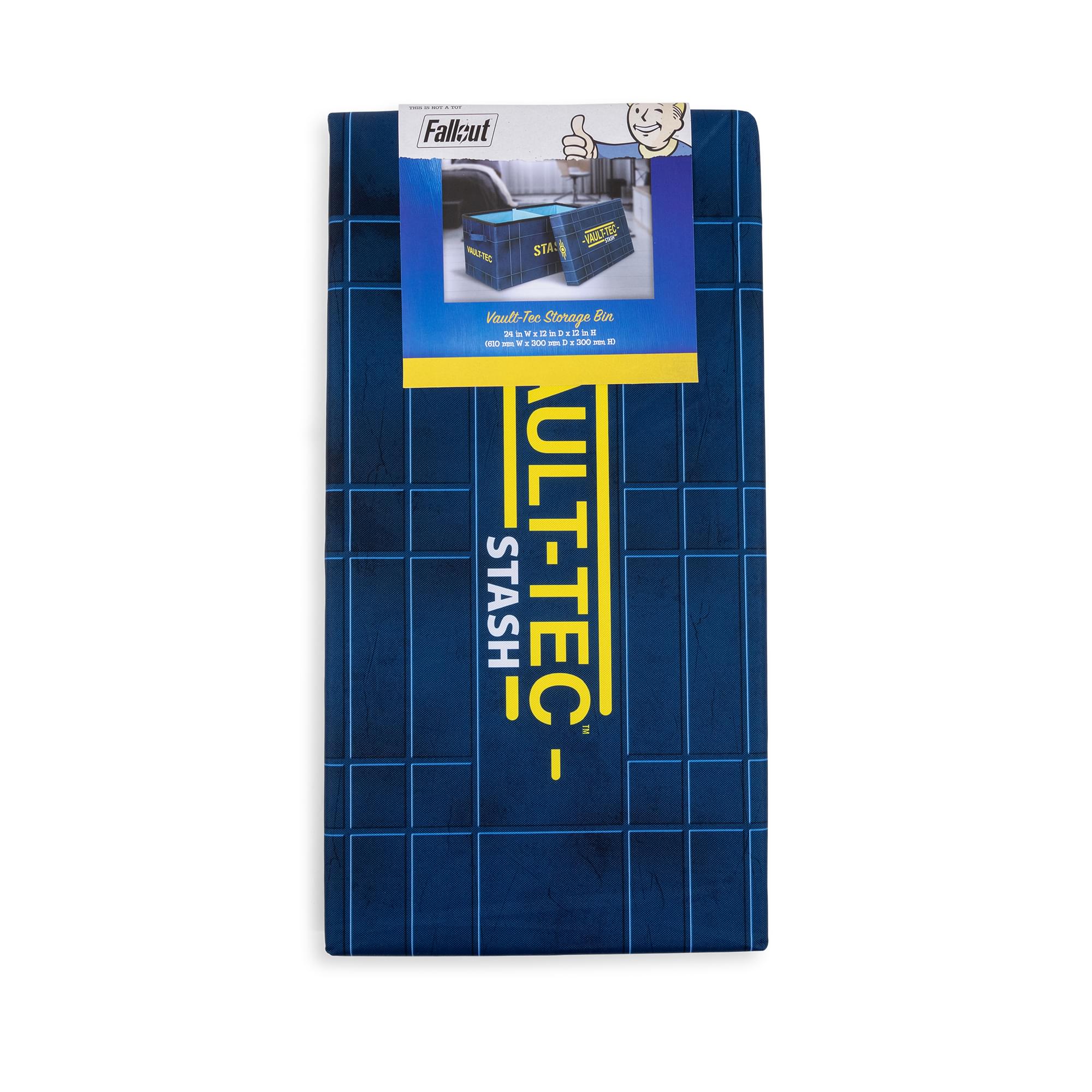 Fallout 76 Vault-Tec Fabric Storage Bin | 24 x 12 Inches