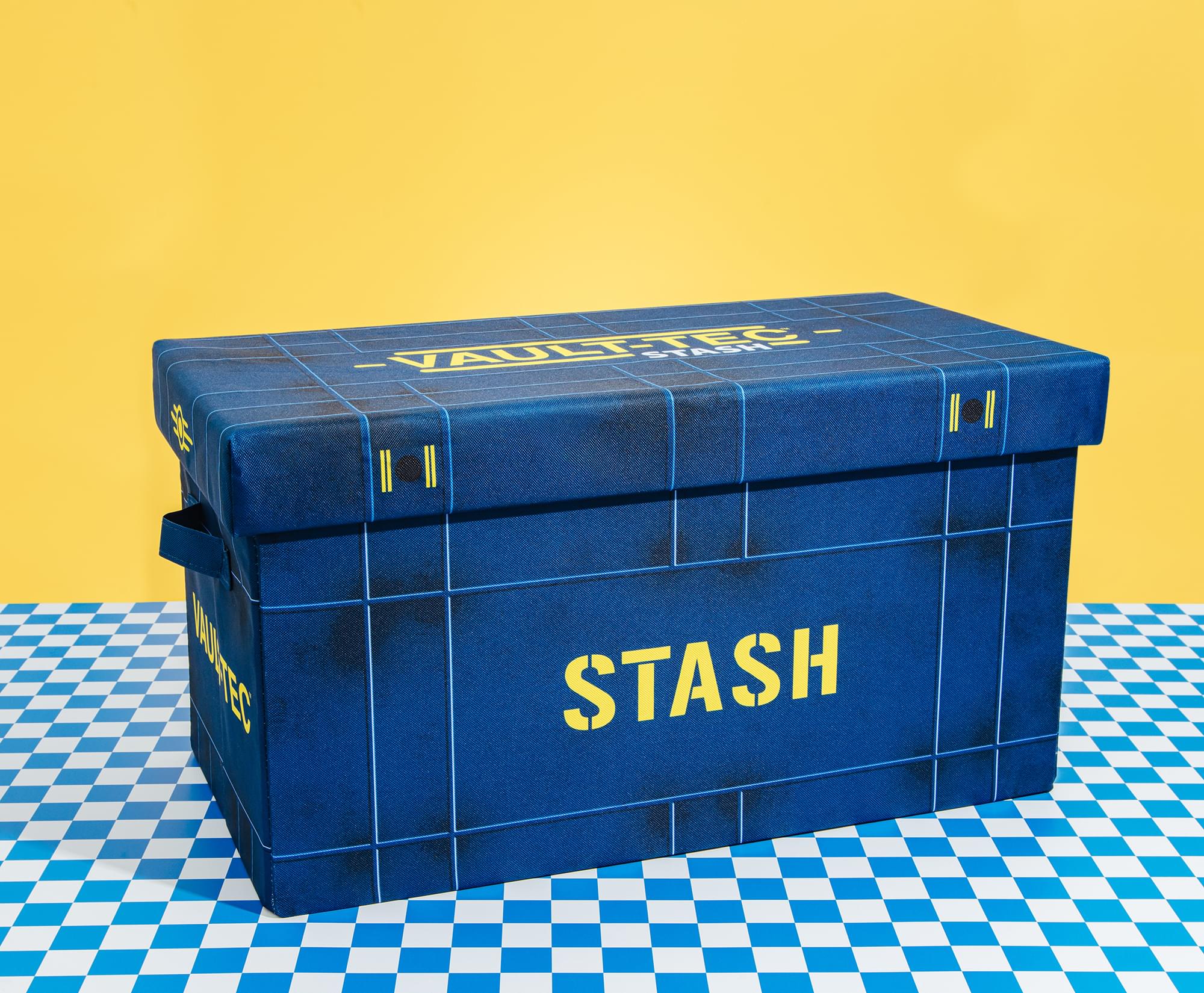 【Puttying】VAULTROOM CONTAINER / ORG Fallout Vault-Tec 24 x 12 Inch Fabric Storage Bin | Free