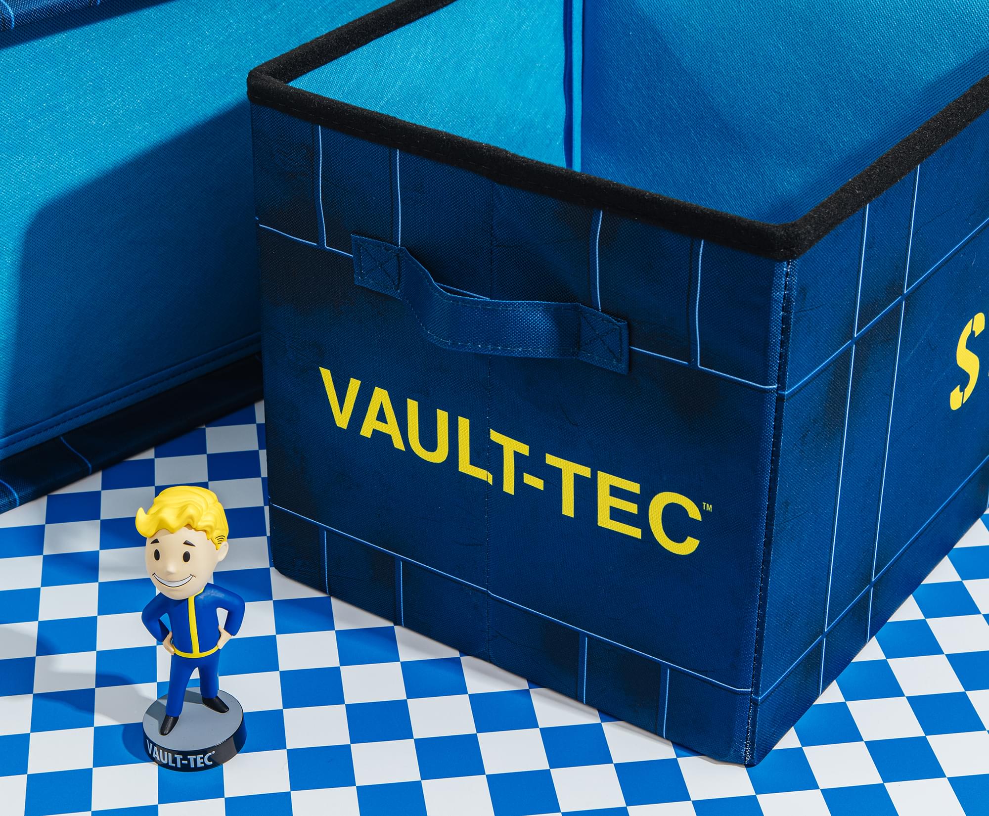 Fallout 76 Vault-Tec Fabric Storage Bin | 24 x 12 Inches