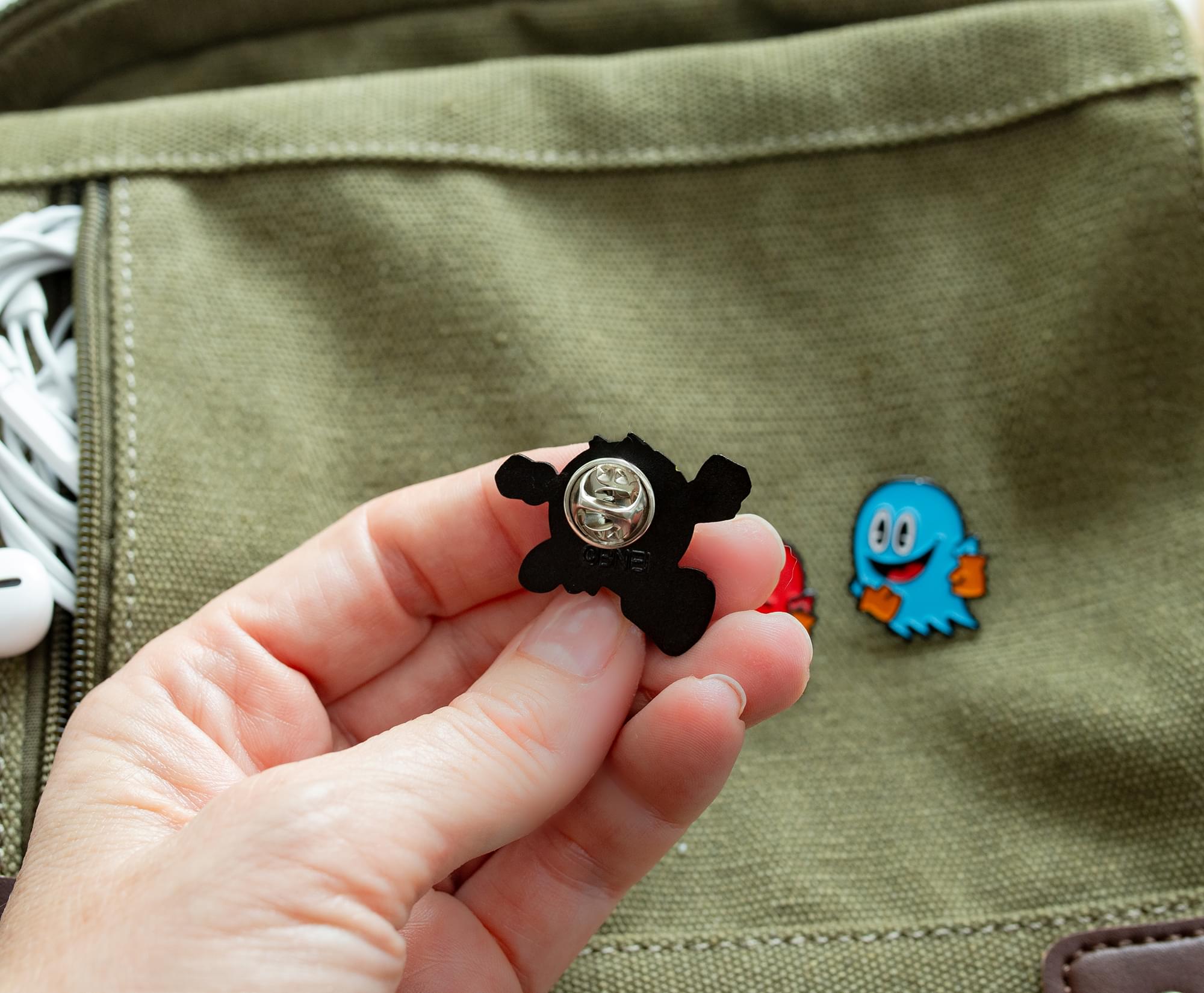PAC-MAN 3D Characters 4-Piece Enamel Pin Set | Toynk Exclusive