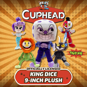 Cuphead King Dice 9-Inch Plush