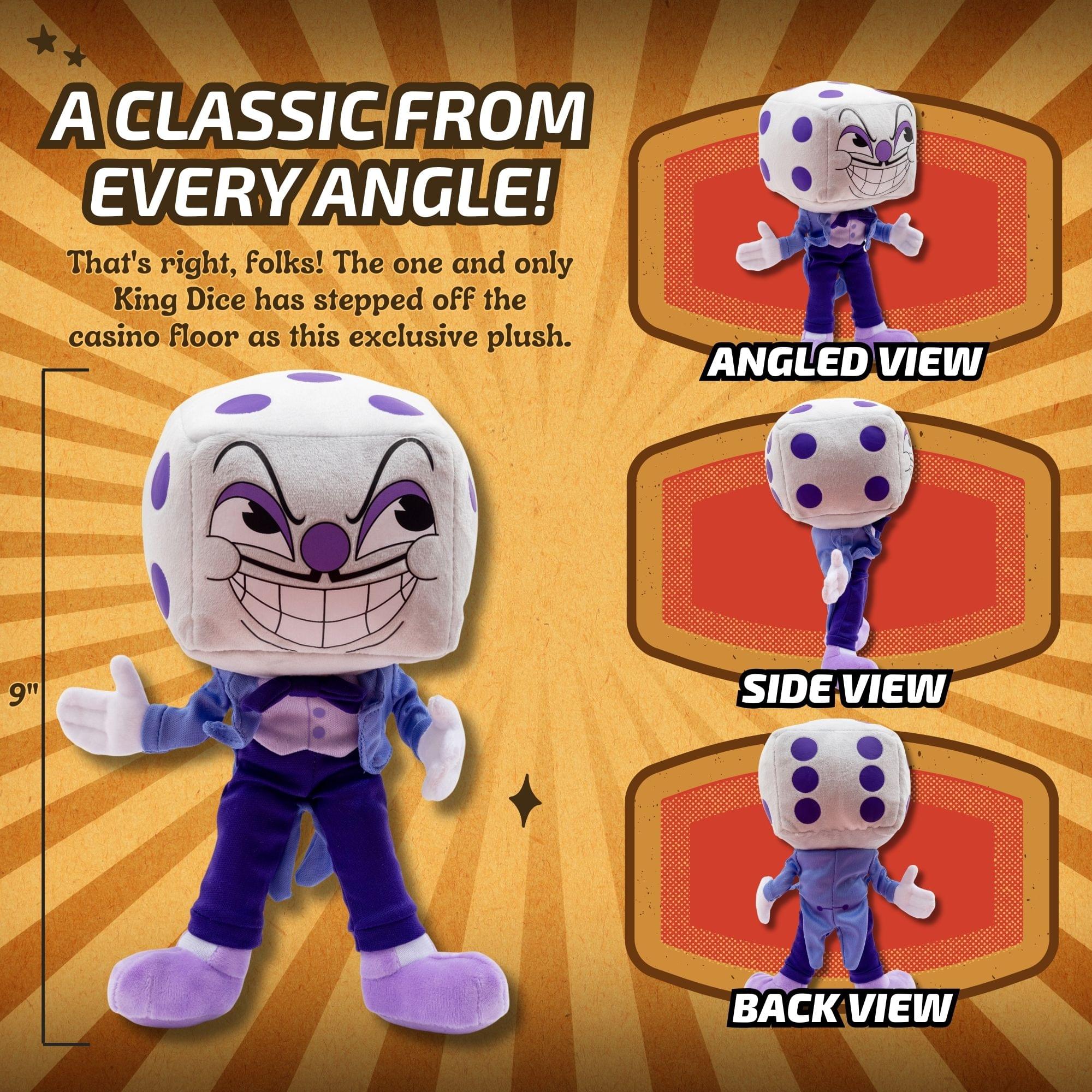 Cuphead King Dice 9-Inch Plush