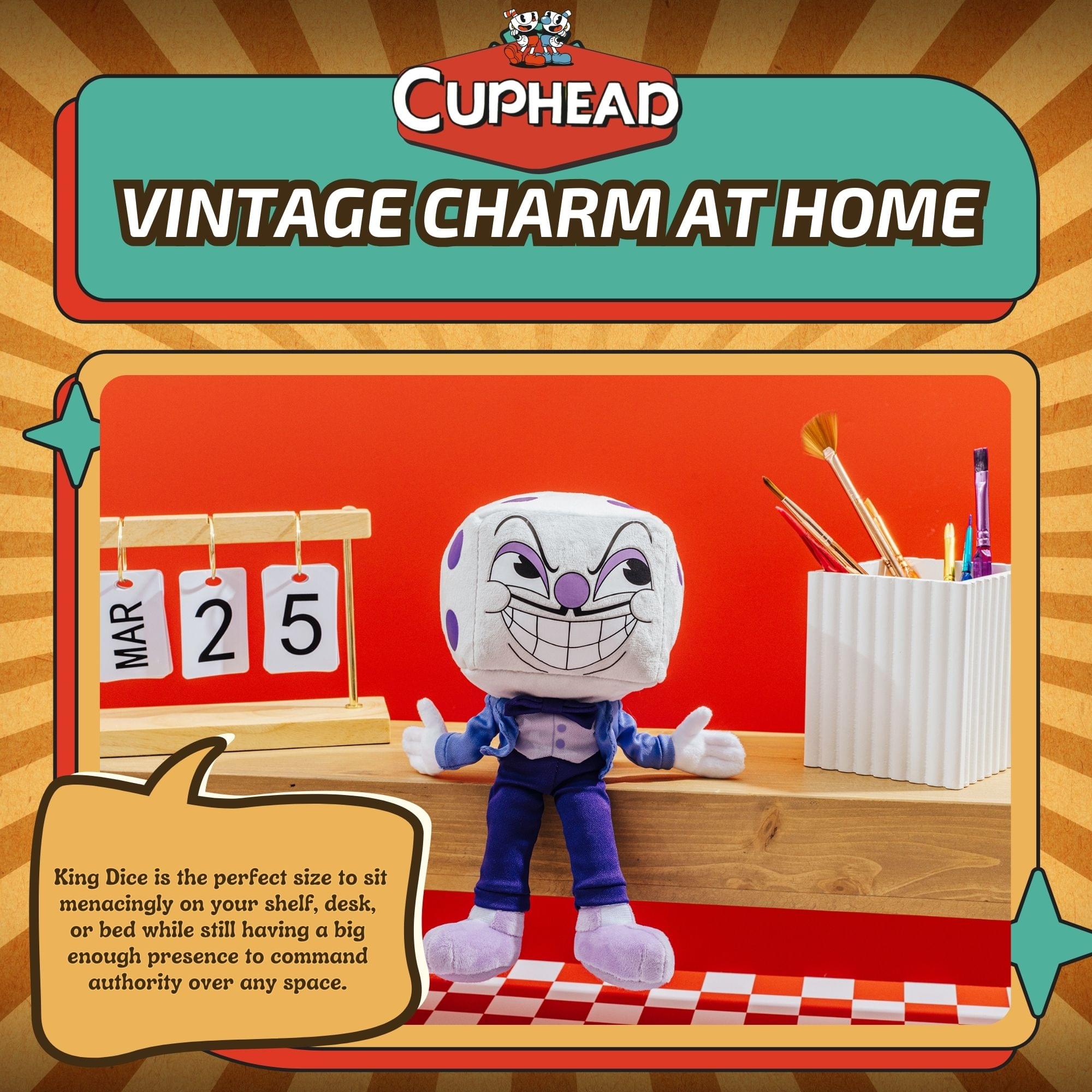 Cuphead King Dice 9-Inch Plush