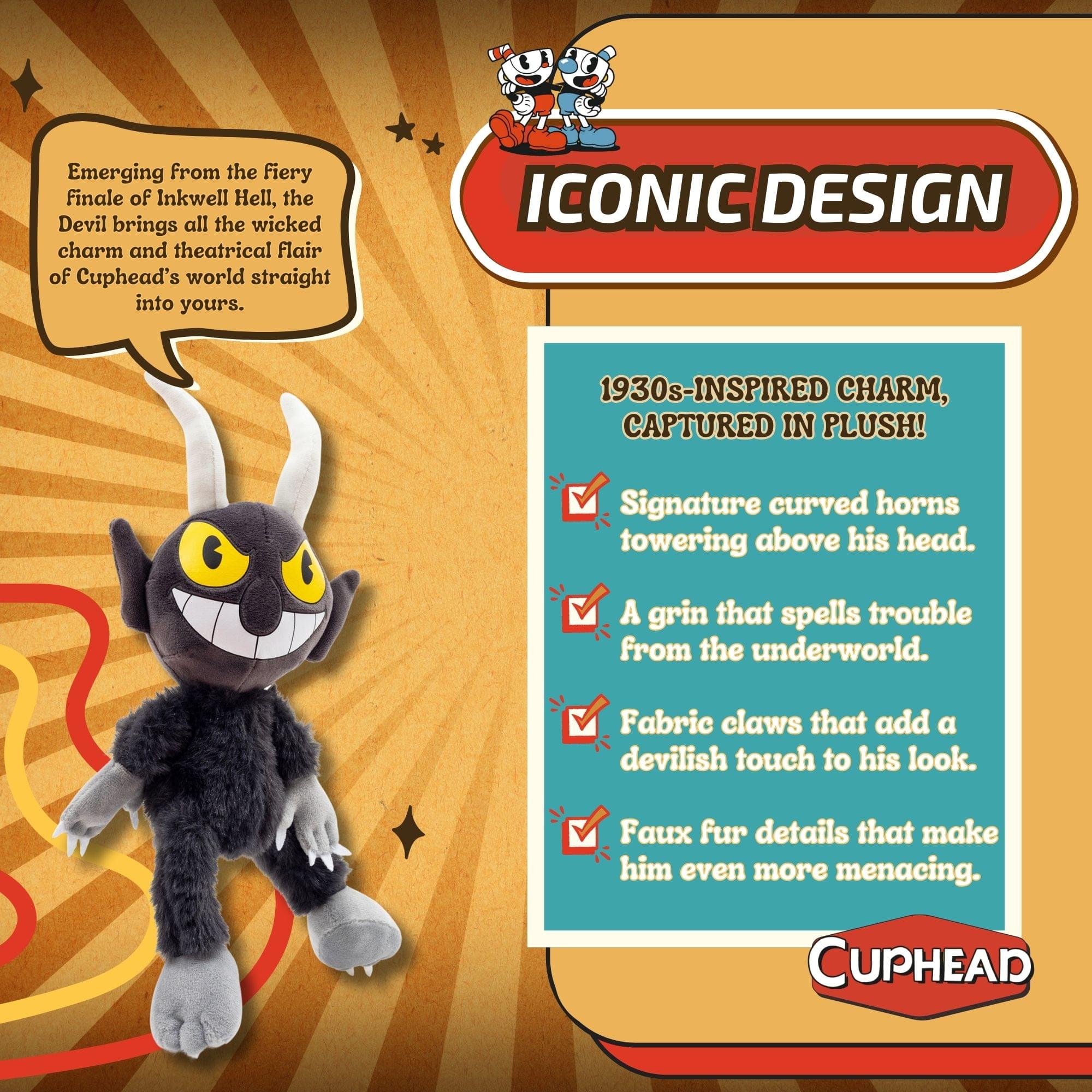 Cuphead The Devil 11-Inch Plush