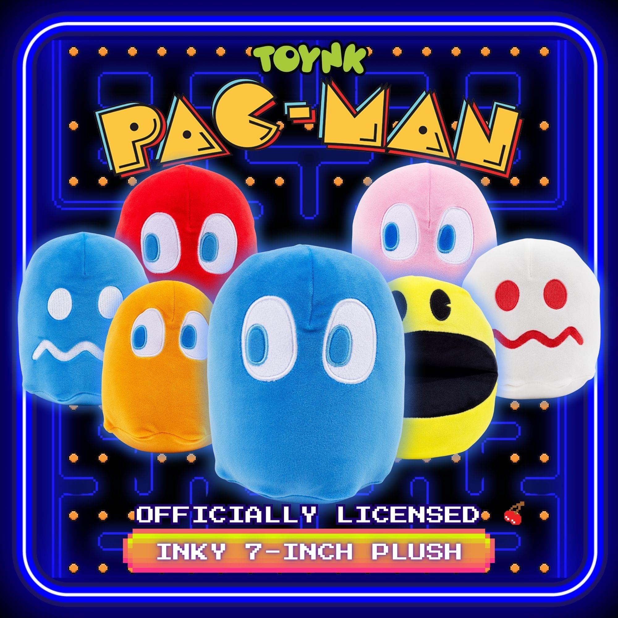 PAC-MAN Ghost INKY 7-Inch Plush