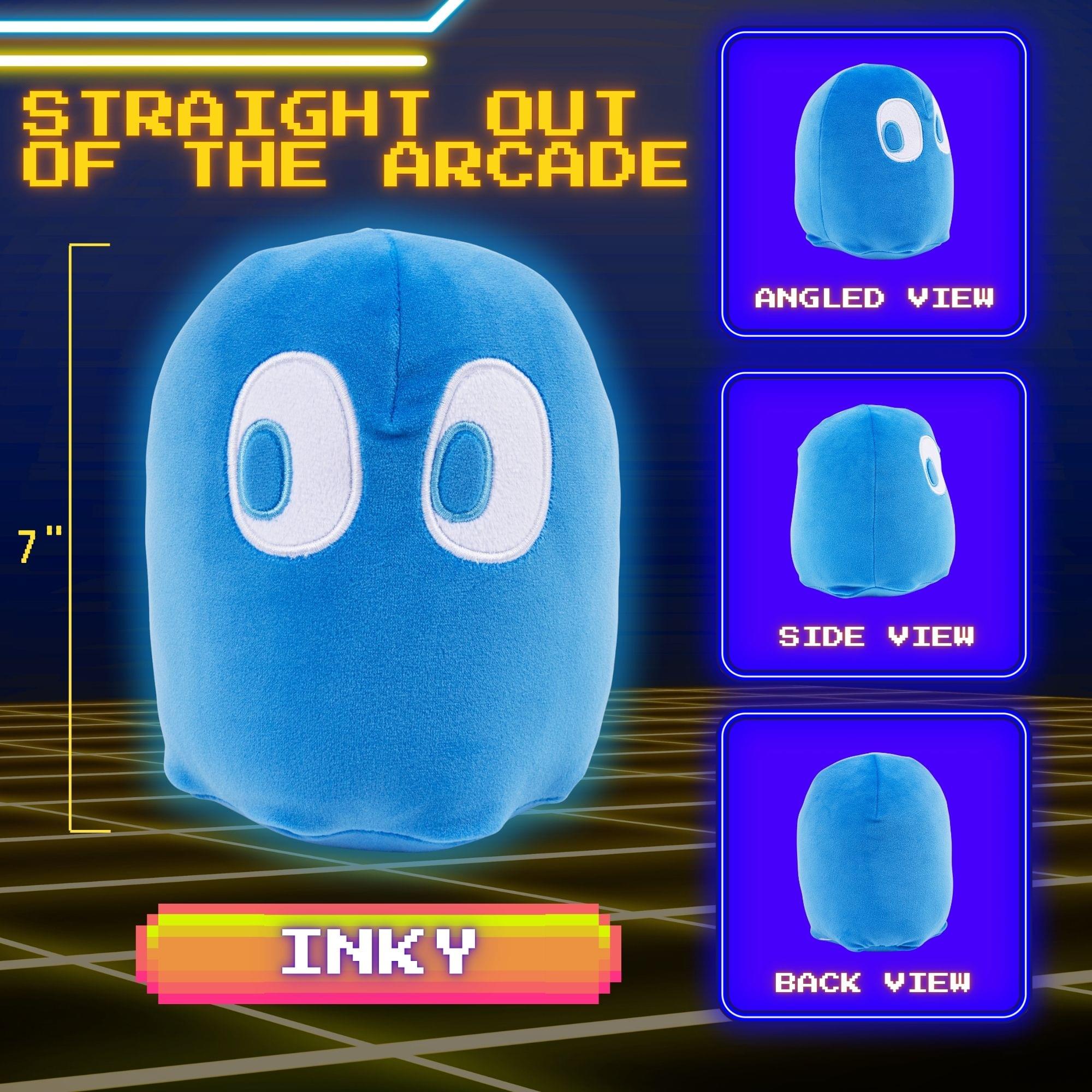 PAC-MAN Ghost INKY 7-Inch Plush