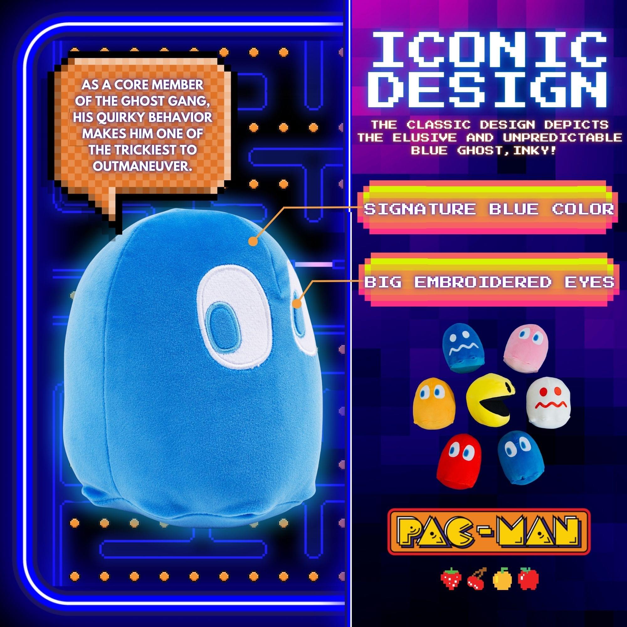 PAC-MAN Ghost INKY 7-Inch Plush