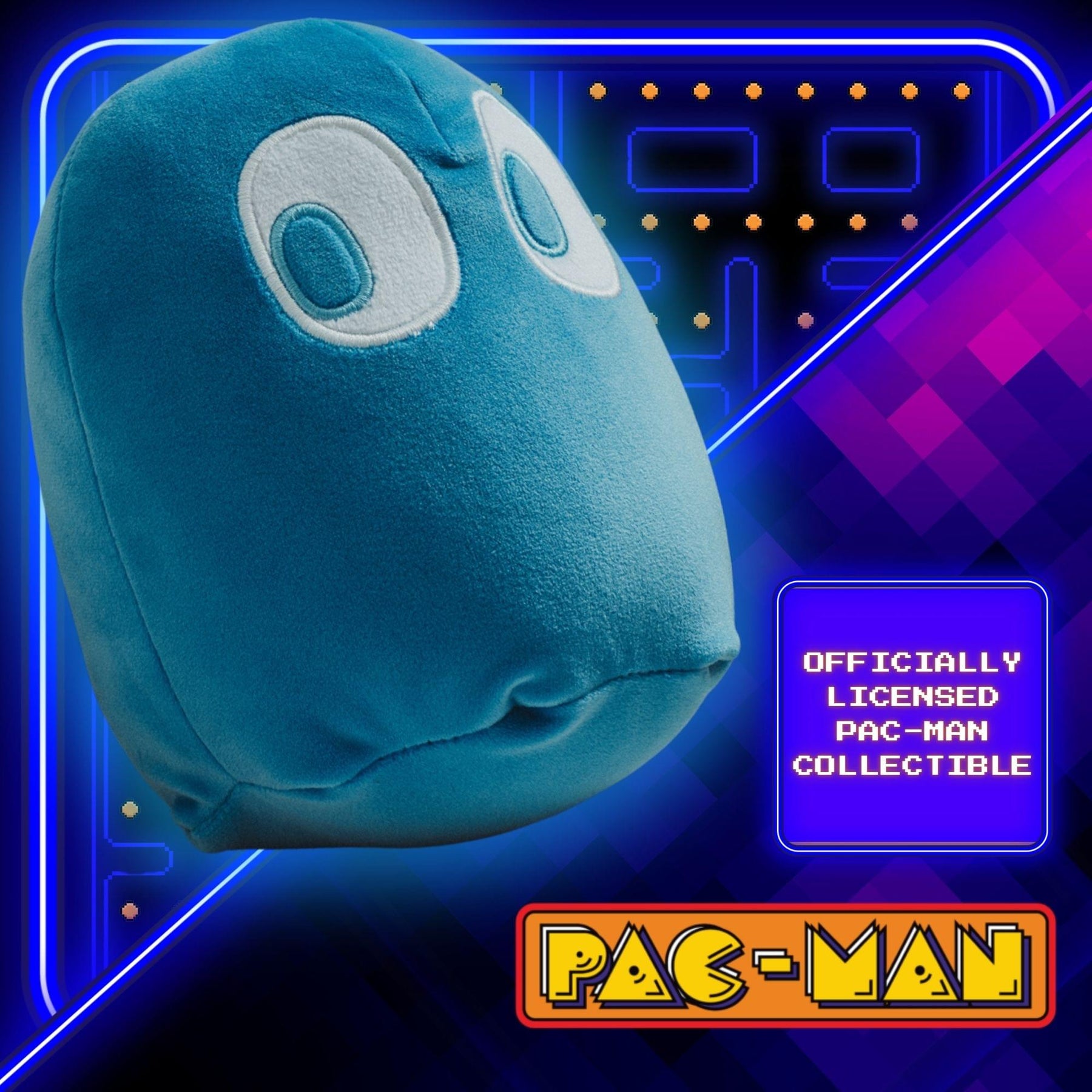 PAC-MAN Ghost INKY 7-Inch Plush