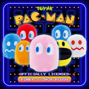 Pac-Man Pinky 7-Inch Plush