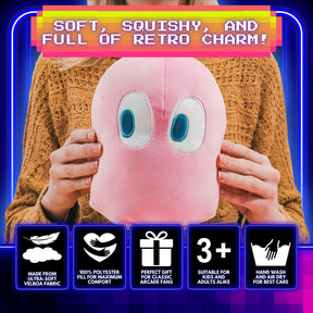 Pac-Man Pinky 7-Inch Plush