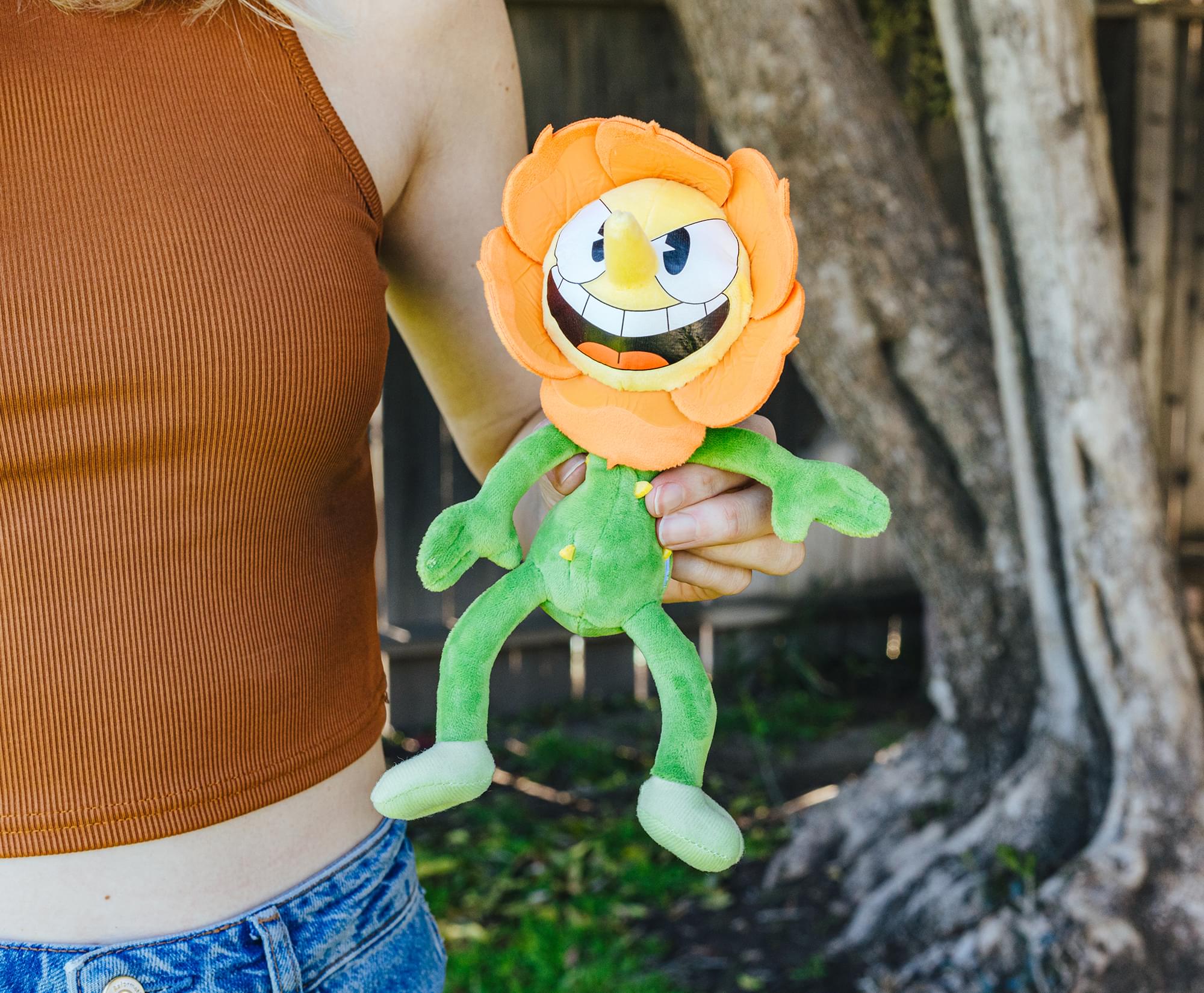 Cuphead Cagney Carnation 9-Inch Plush