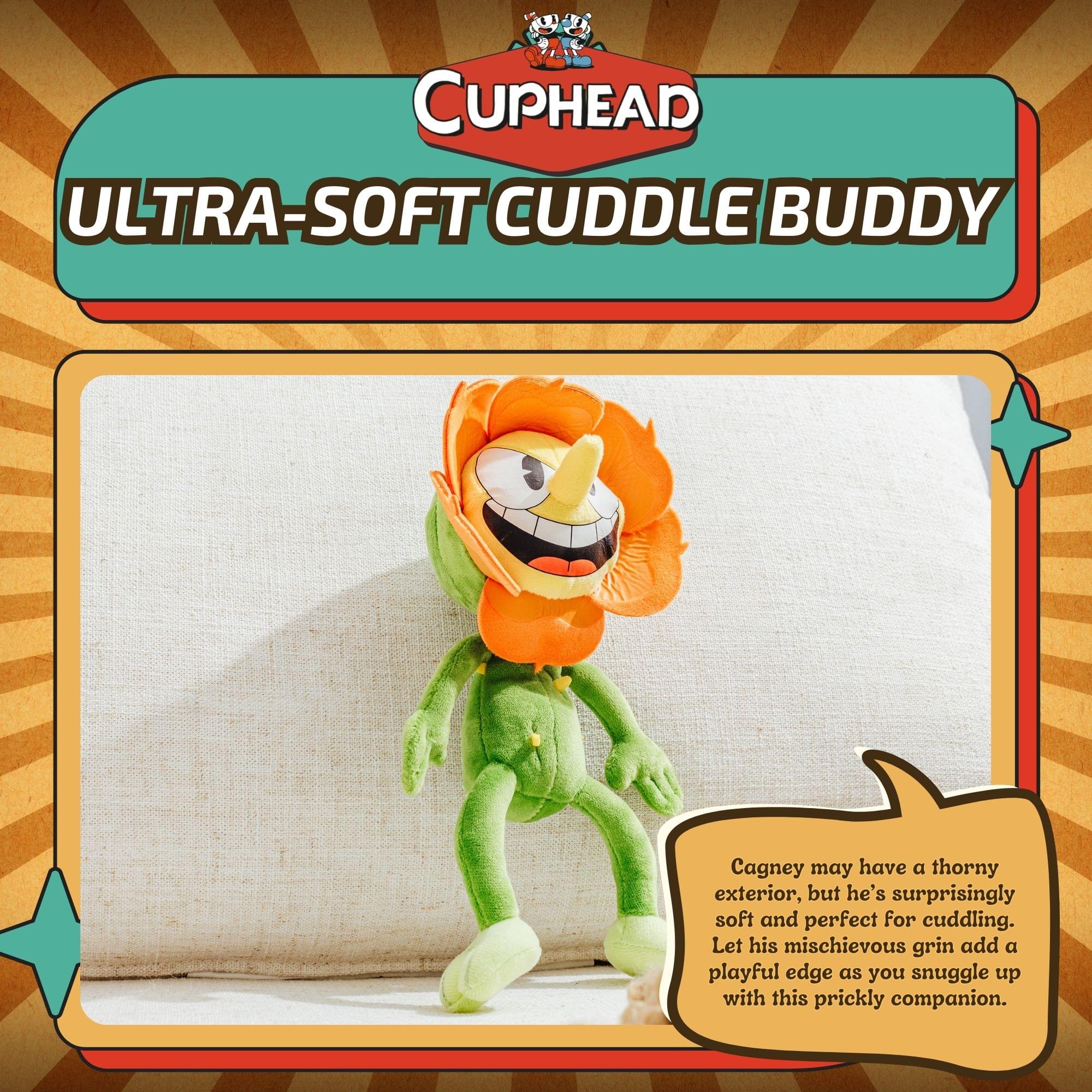 Cuphead Cagney Carnation 9-Inch Plush