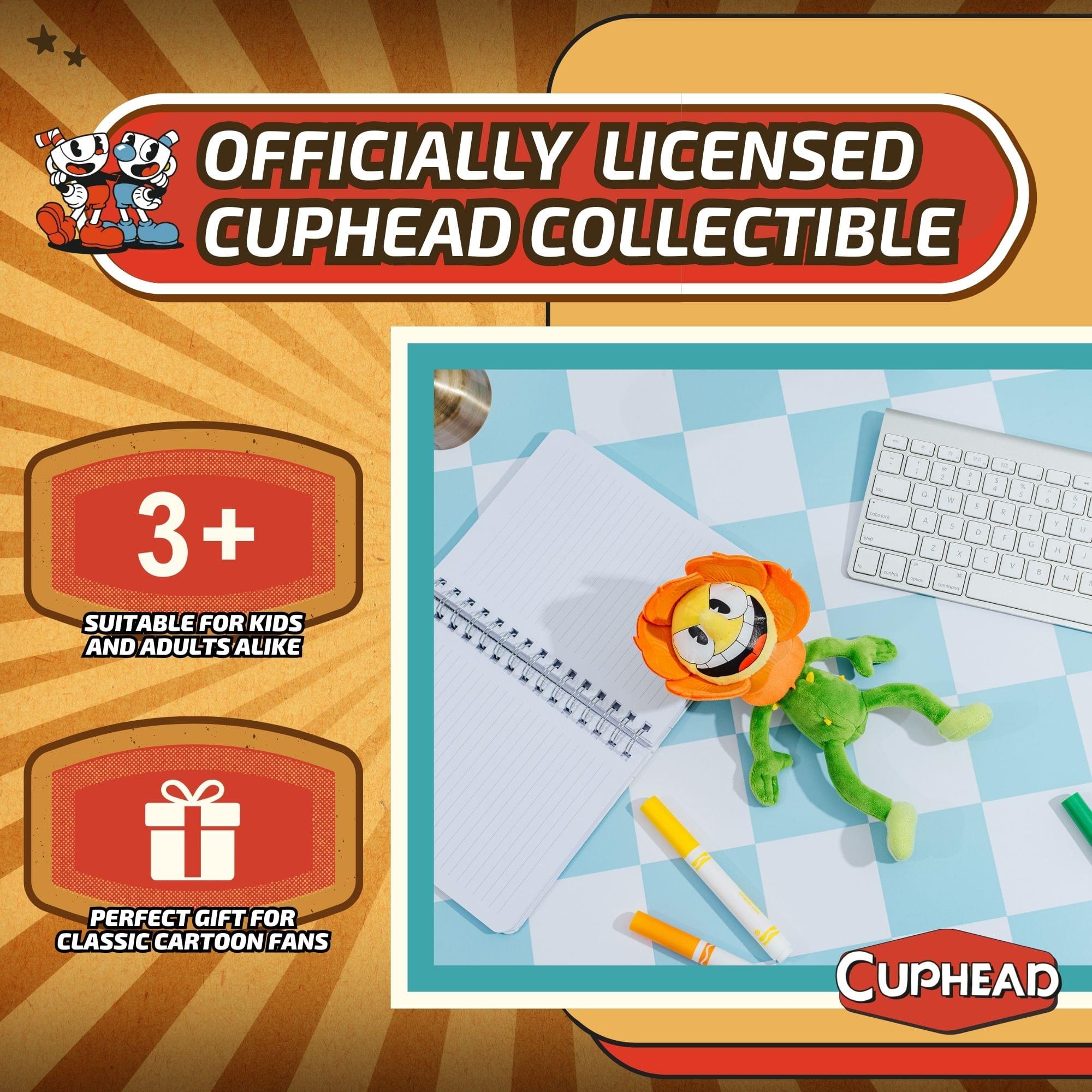Cuphead Cagney Carnation 9-Inch Plush