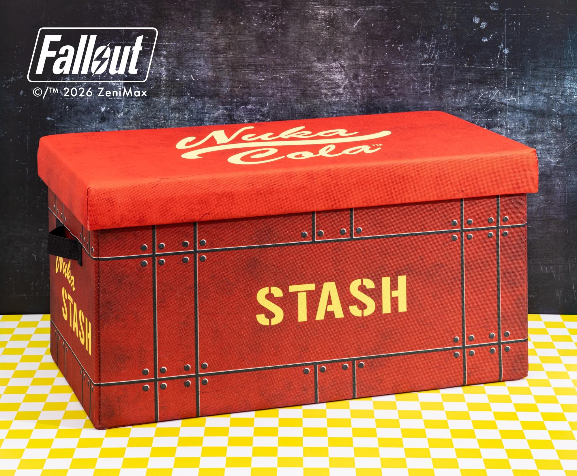 Fallout Nuka-Cola Fabric Storage Bin | 24 x 12 Inches