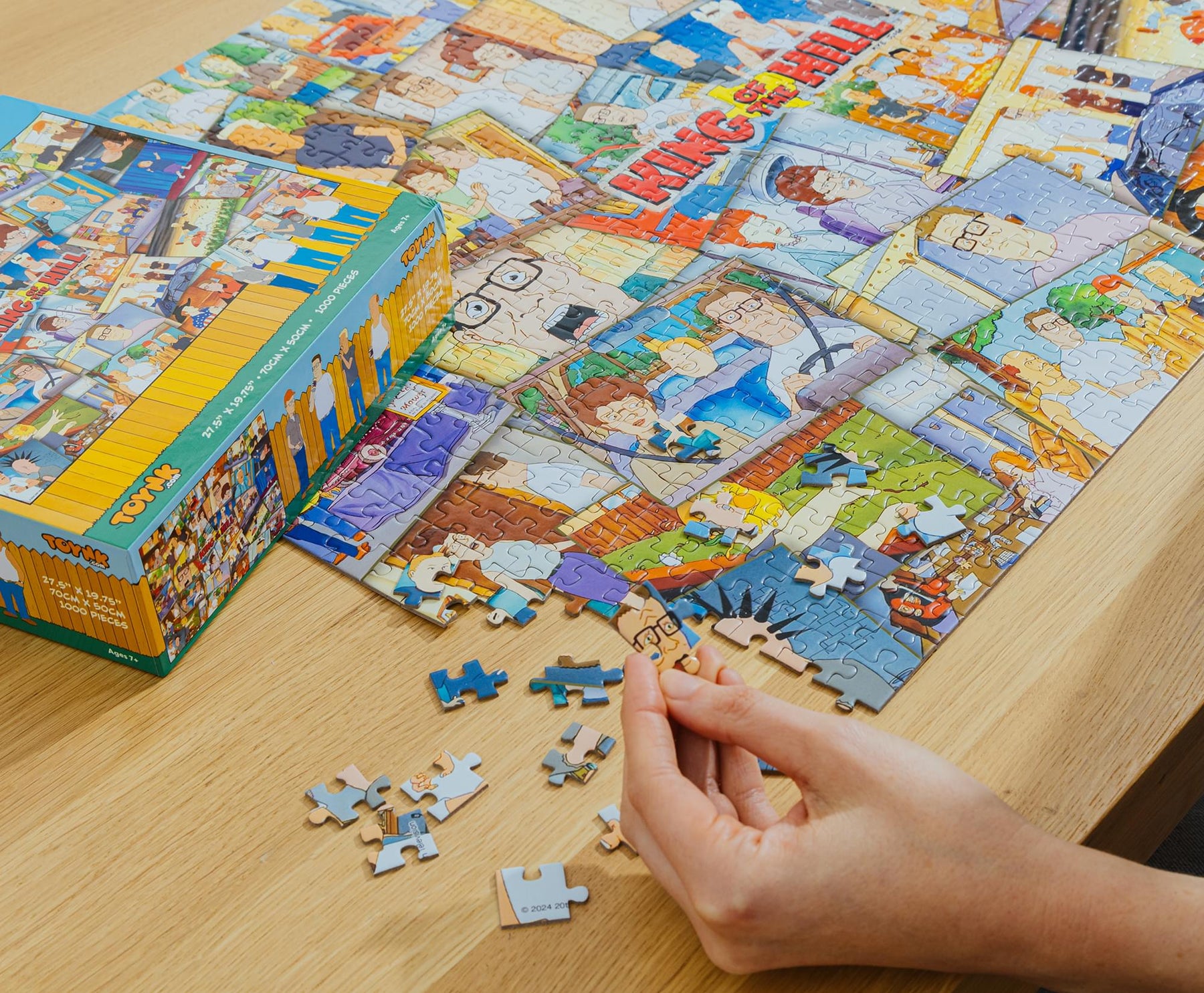 King Of The Hill 1000-Piece Jigsaw Puzzle | 28 x 20 Inches