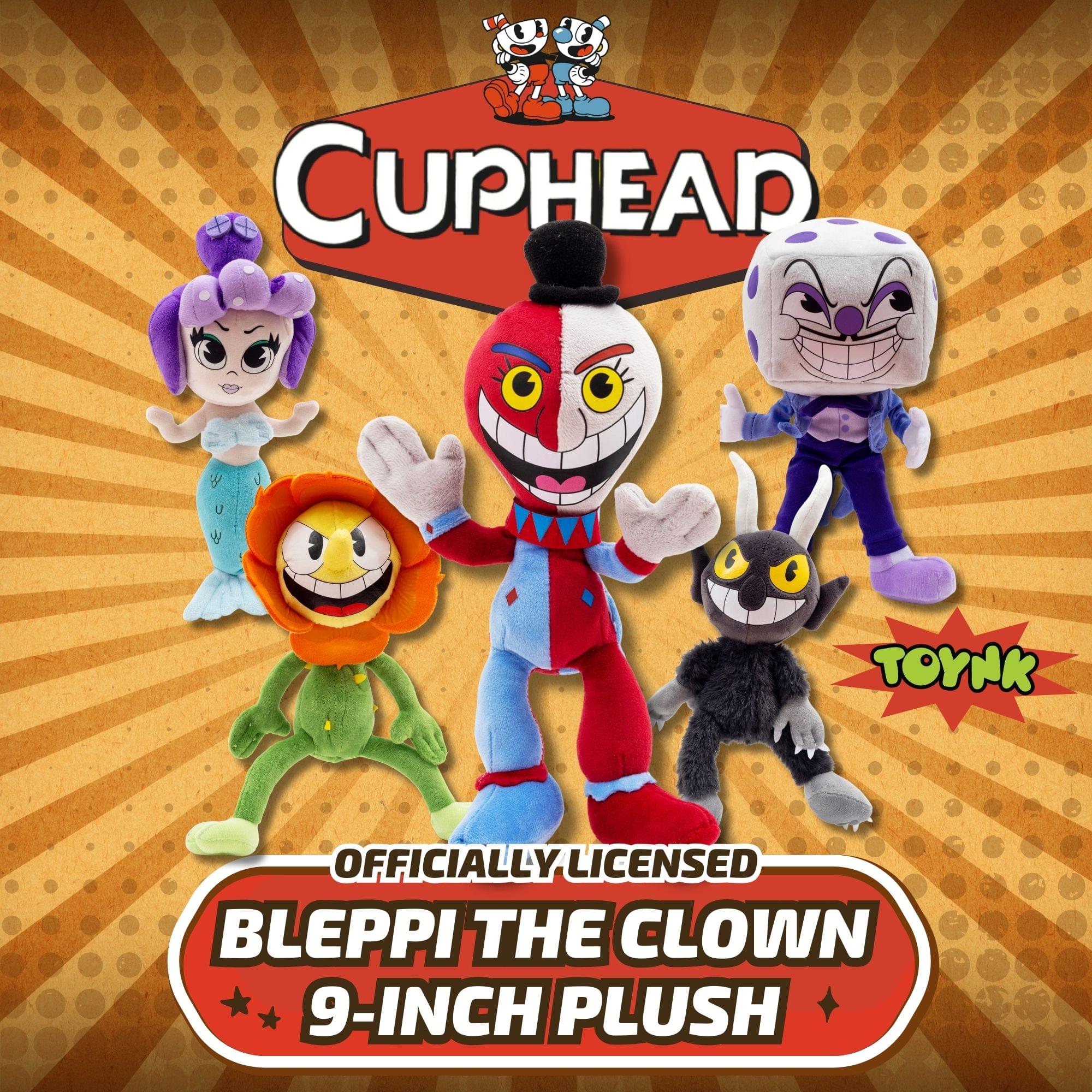 Cuphead Beppi The Clown 9-Inch Plush