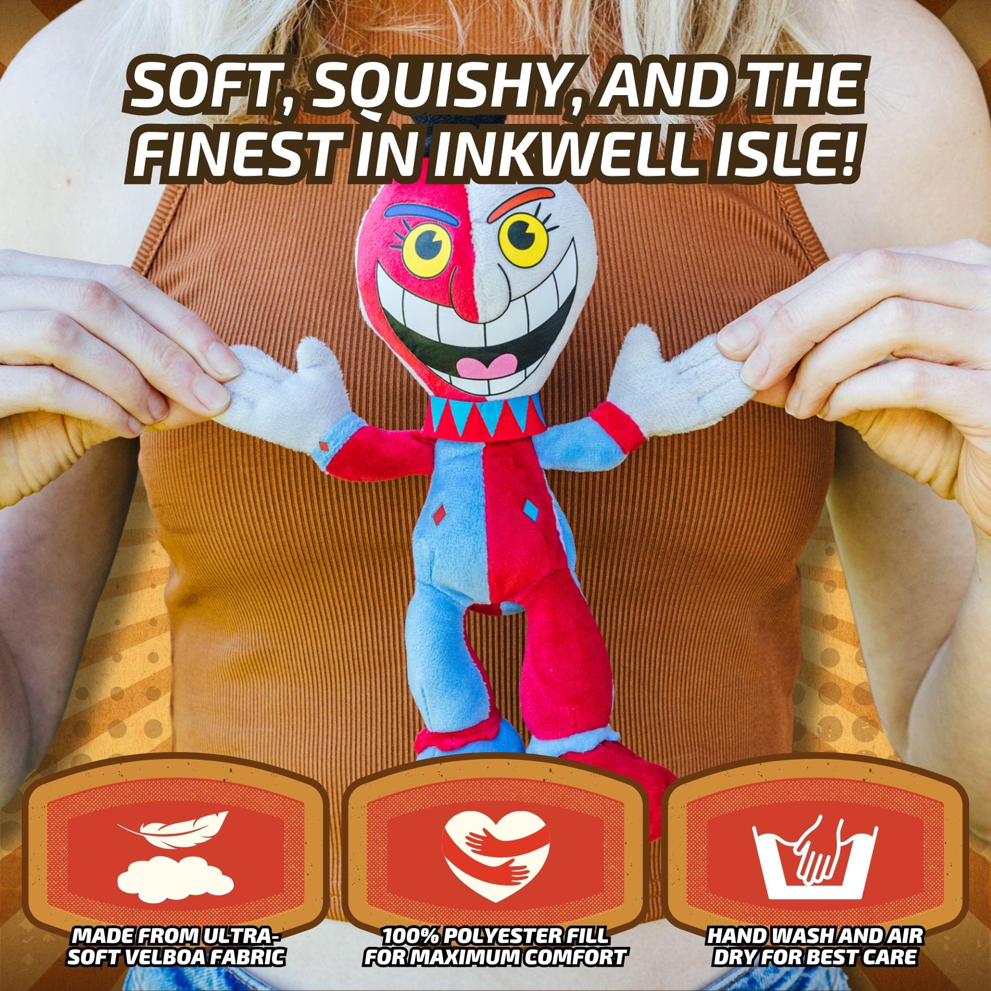 Cuphead Beppi The Clown 9-Inch Plush