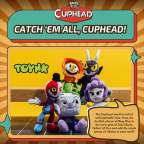 Cuphead Beppi The Clown 9-Inch Plush